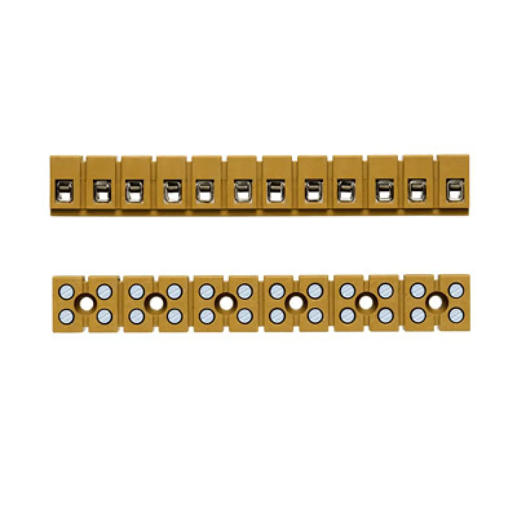 Weidmüller 7906210000 Single- and multi-pole terminal strip, Screw connection, medium yellow, 2.5 mm², 24 A, 400 V, Number of connections: 24, Number of levels: 1, 5VA, KrG (img_001) Weidmüller 7906210000 Single- and multi-pole terminal strip, Screw connection, medium yellow, 2.5 mm², 24 A, 400 V, Number of connections: 24, Number of levels: 1, 5VA, KrG (img_001)