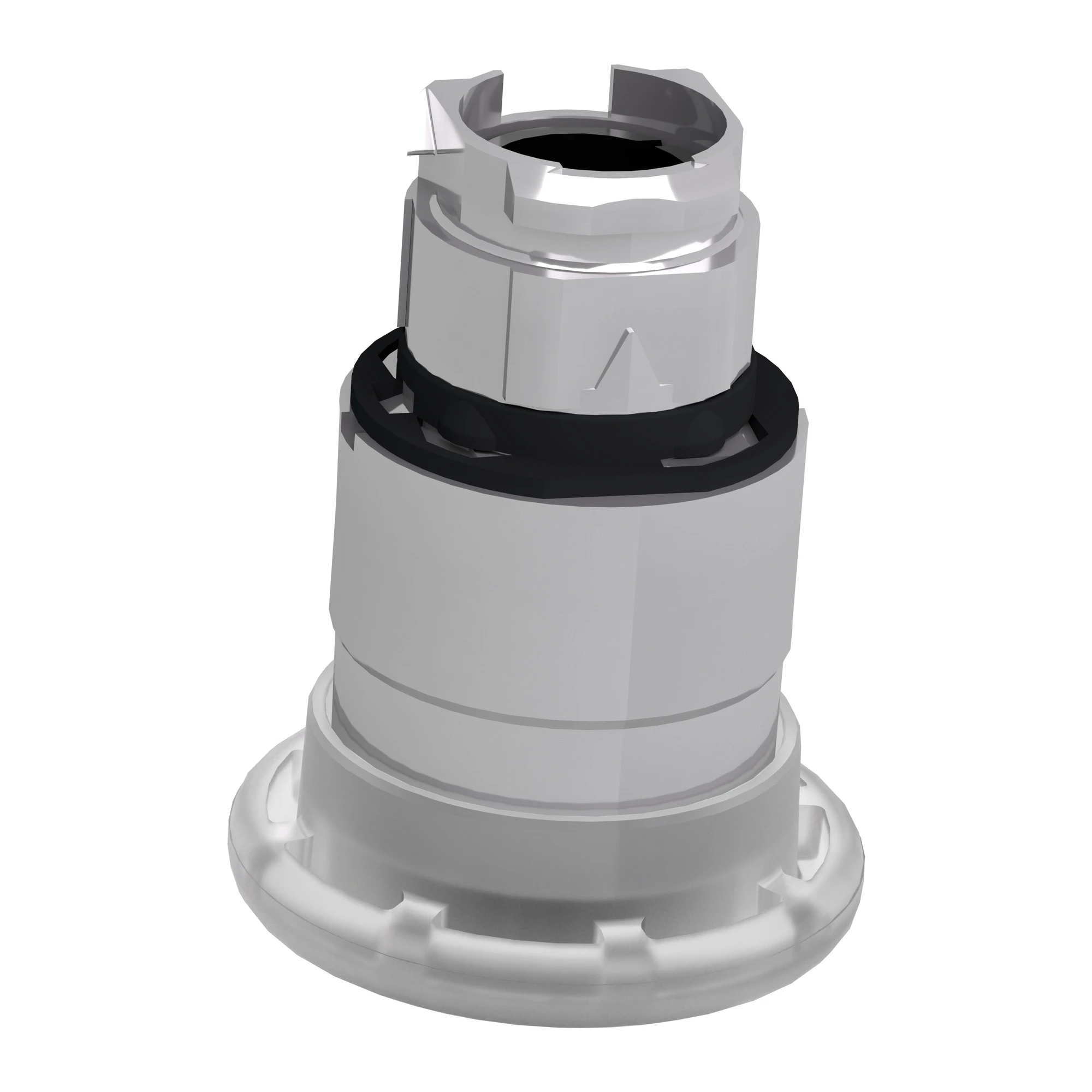 Schneider Electric ZB4BW613 Mushroom Push Button, Front Element, Harmony XB4, Metal, 22mm, Illuminated, White, Pull Release, for Universal LED (img_007)