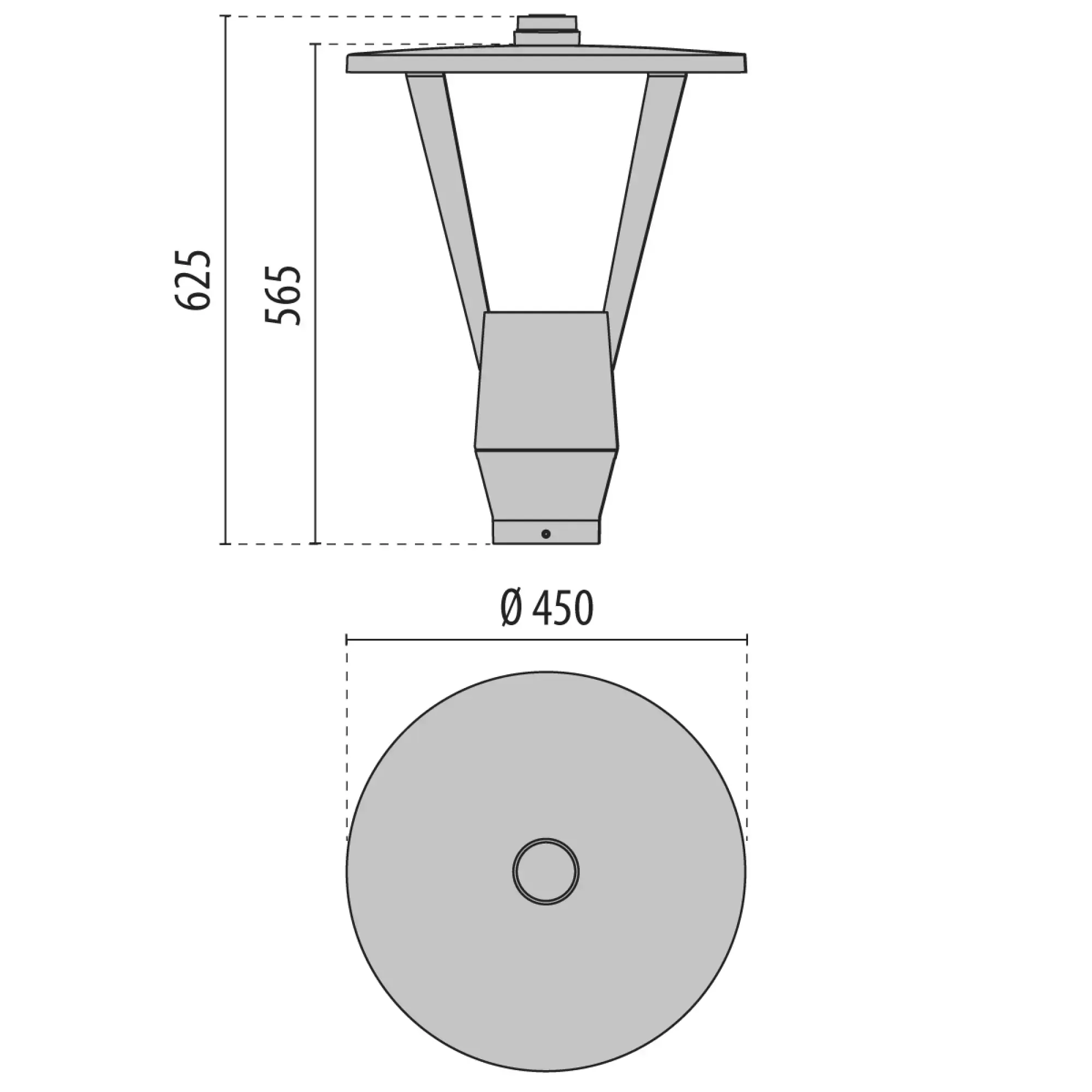 Performance iN Lighting 3106067 LED-Mastleuchte 4000K 19W DALI Straßenbeleuchtungsoptik 3106067 (img_003)