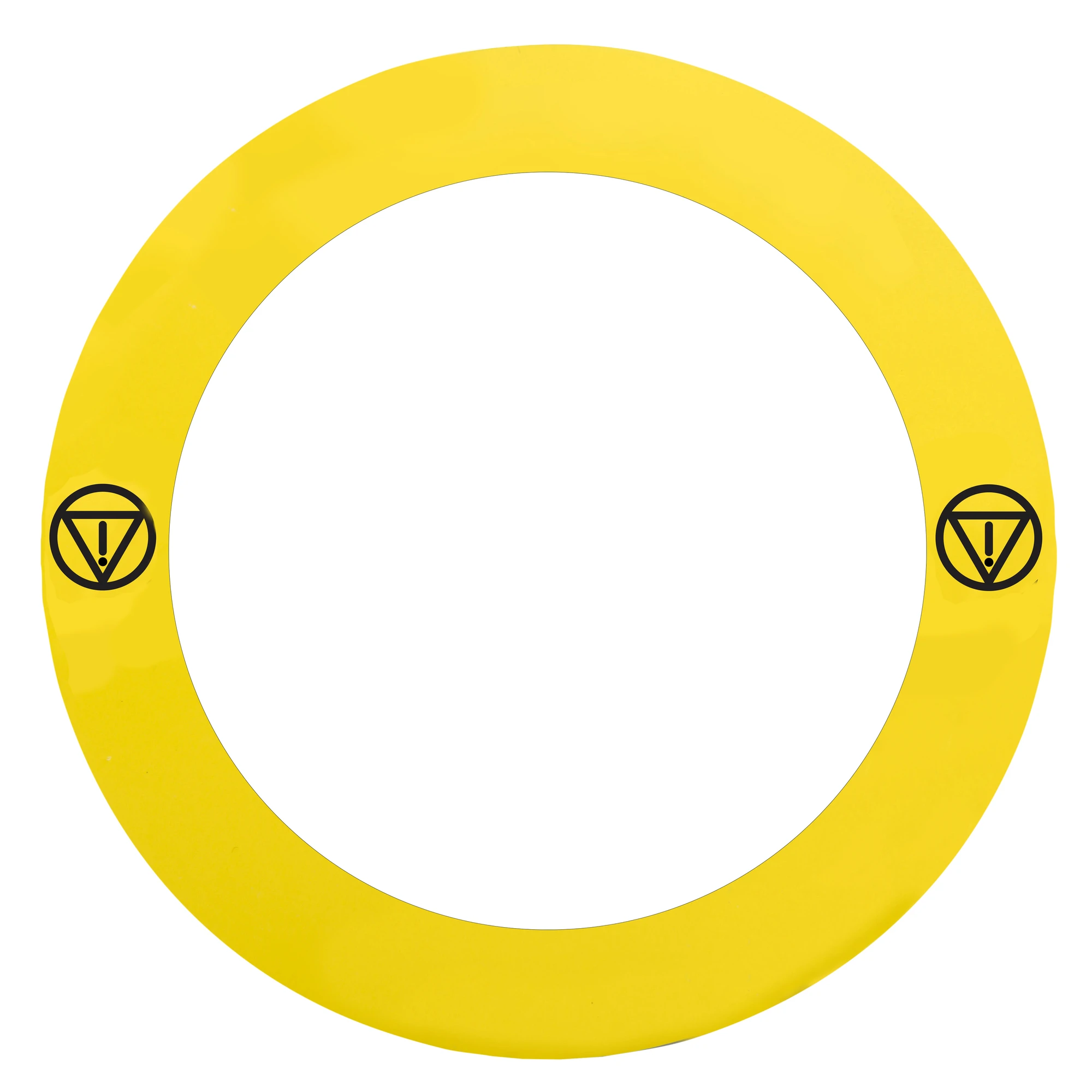 Schneider Electric ZBY8L140 Sign for illuminated emergency stop/emergency off, yellow, Ø=90mm, blank (img_001)