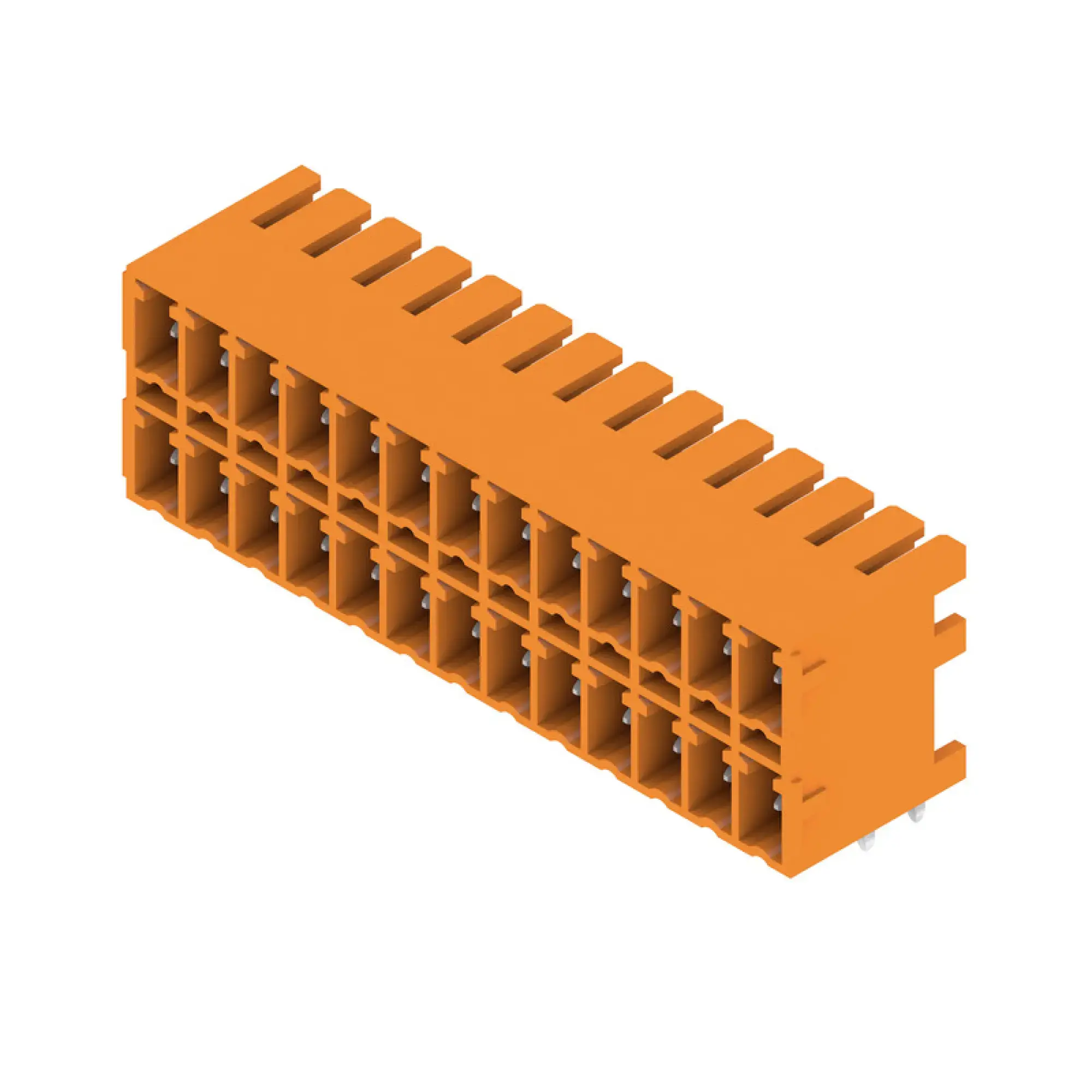 Weidmüller 1040540000 PCB connector (board connection), 160 V, 17.5 A, Pitch in mm: 3.81, Number of poles: 26, THT solder connection, Box (img_001)
