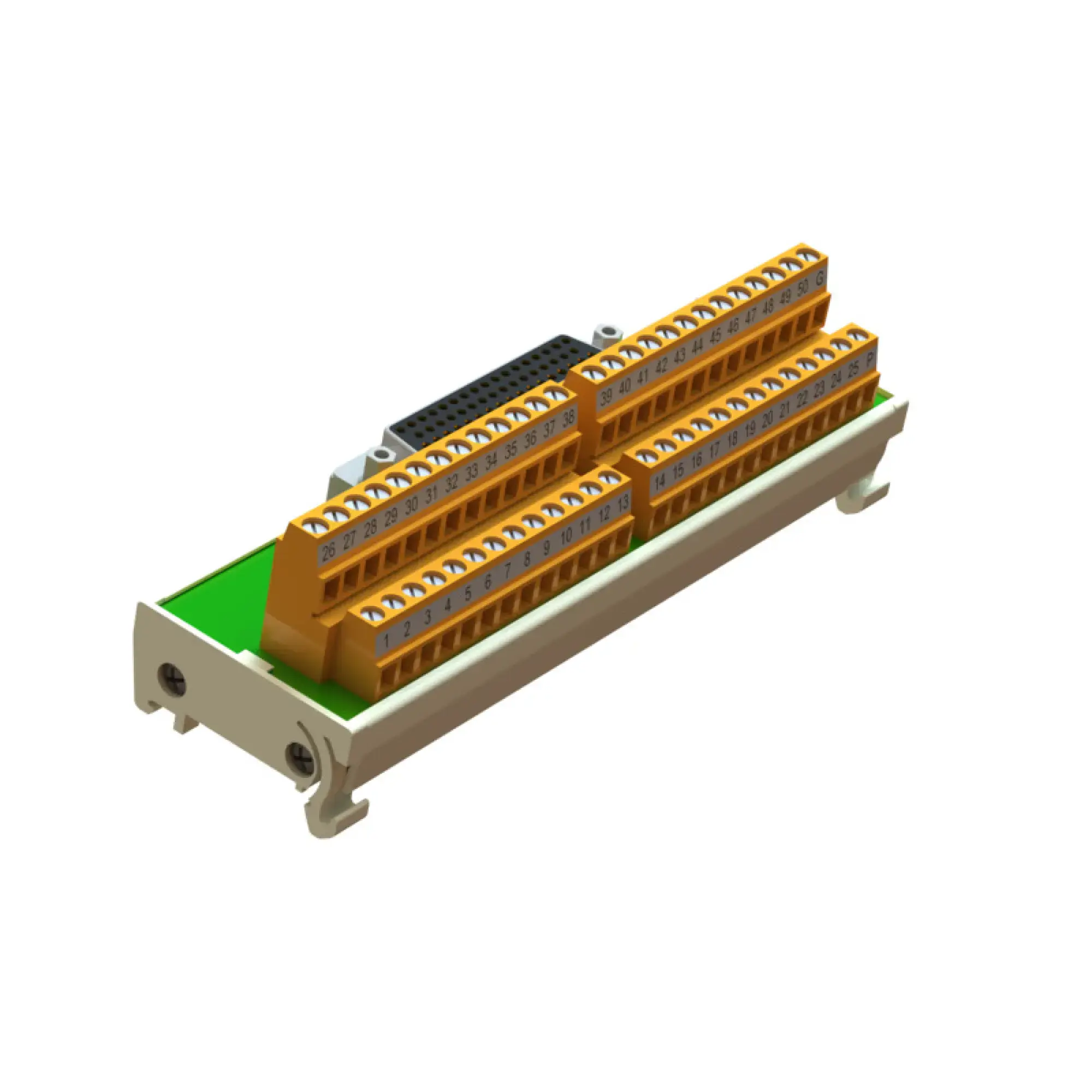 Weidmüller 8155640000 Interface module with terminal, connector, D-sub connectors, acc. to IEC 60807 / DIN 41652, 50-pole plug, LPK 2H 5.08mm, Screw connection (img_001) Weidmüller 8155640000 Interface module with terminal, connector, D-sub connectors, acc. to IEC 60807 / DIN 41652, 50-pole plug, LPK 2H 5.08mm, Screw connection (img_001)
