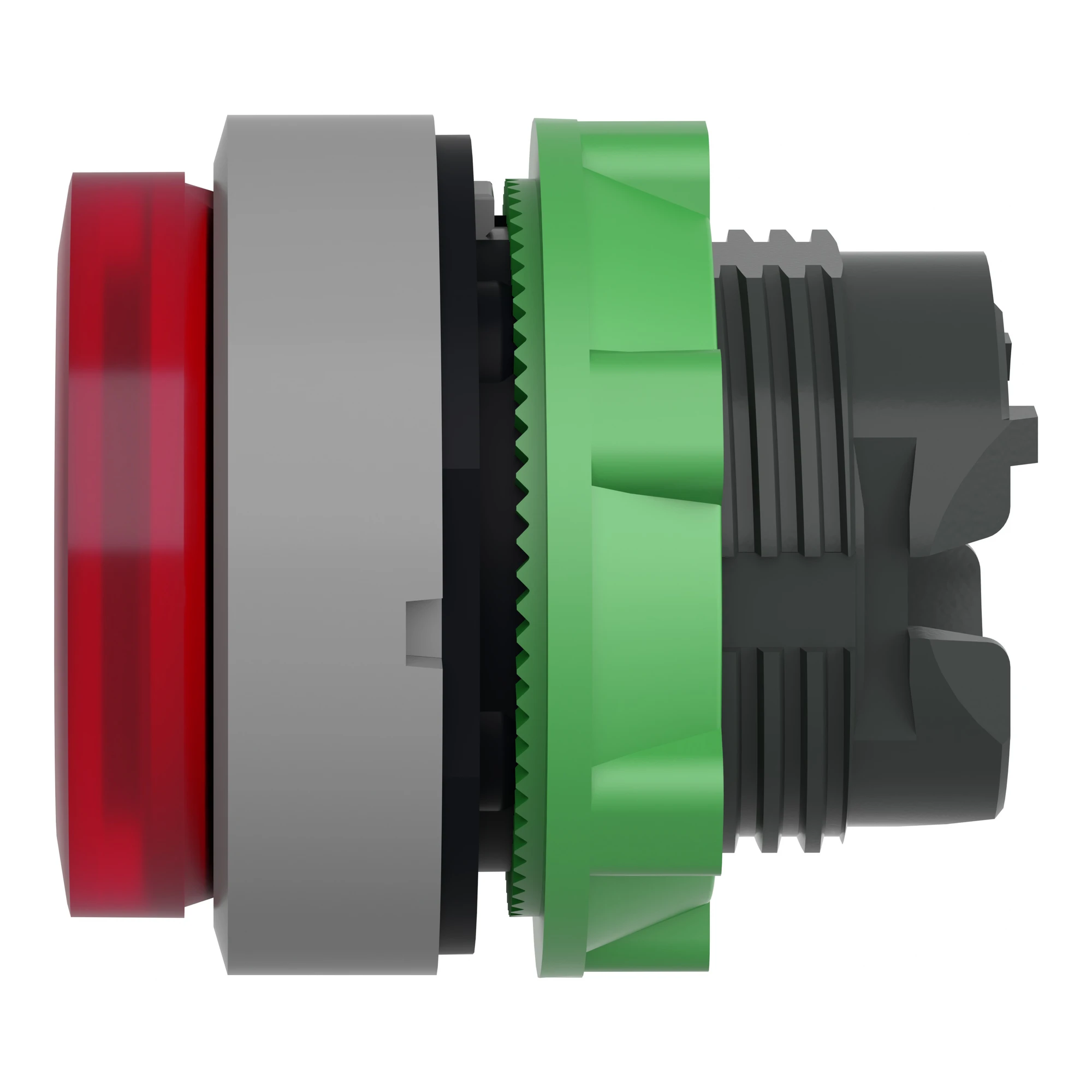 Schneider Electric ZB5AW143C0 Illuminated Push Button, Front Element, Harmony XB5, Plastic, 22mm, light grey, red, projecting, for universal LED (img_007) Schneider Electric ZB5AW143C0 Illuminated Push Button, Front Element, Harmony XB5, Plastic, 22mm, light grey, red, projecting, for universal LED (img_007)