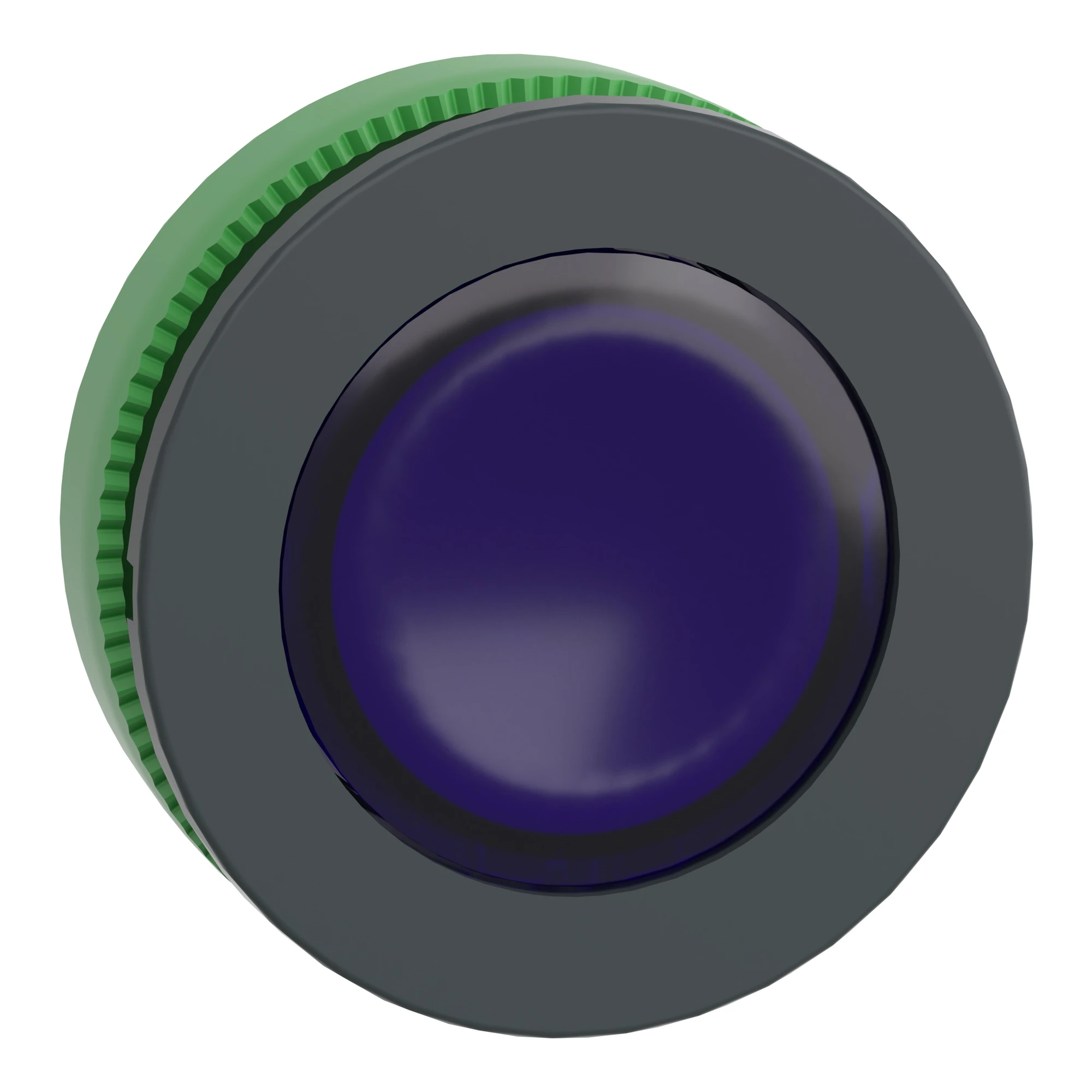 Schneider Electric ZB5FW363 Illuminated pushbutton, front element, Harmony XB5F, plastic, 30mm, blue, for universal LED (img_001)