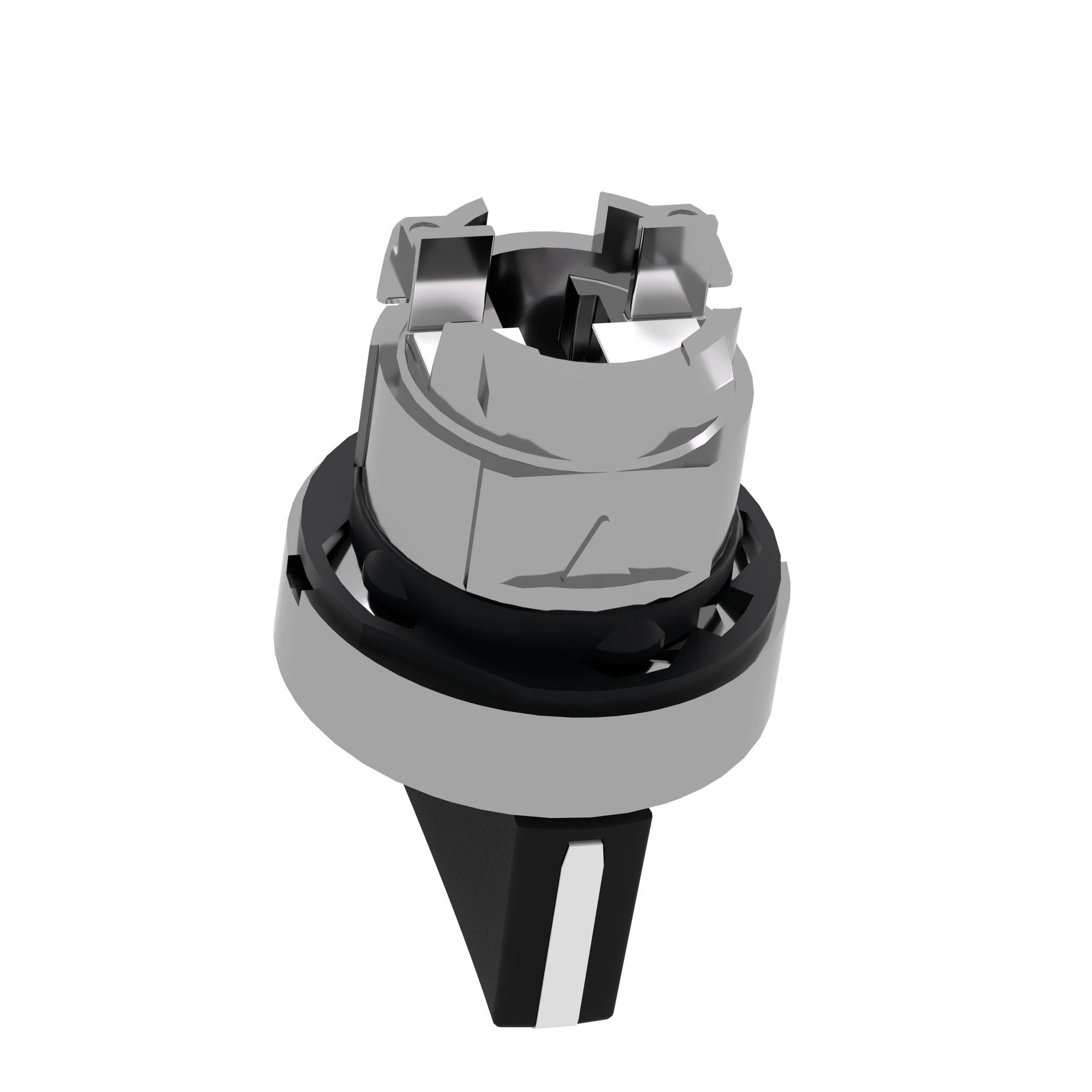 Schneider Electric ZB4BD7 Selector Switch, Front Element, Harmony XB4, Metal, 22mm, Black, 3 Positions, Center Right Latching (img_007)