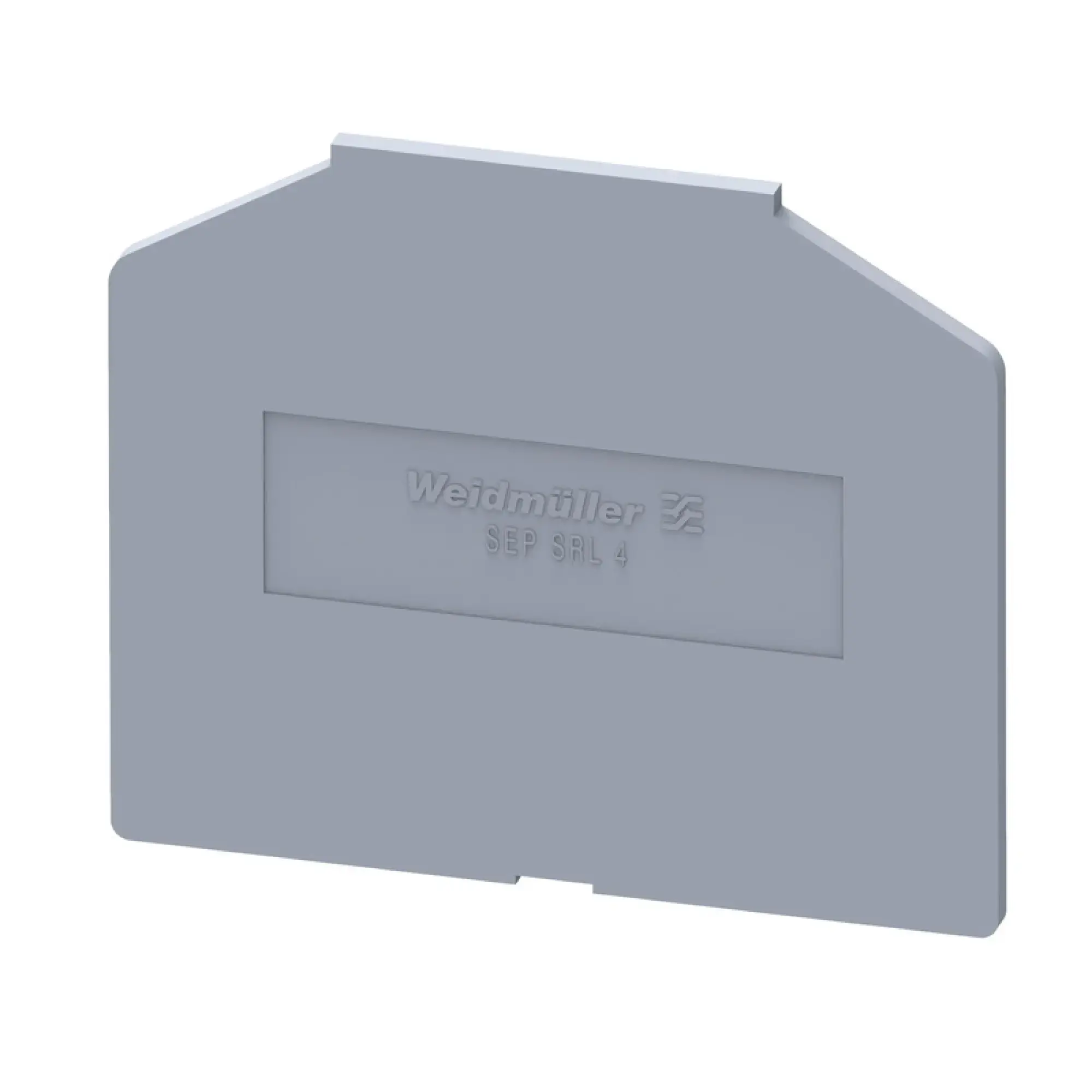 Weidmüller 2615000000 End plate (terminals), grey, Height: 46 mm, Width: 1.5 mm, V-0, Polyamide (img_001) Weidmüller 2615000000 End plate (terminals), grey, Height: 46 mm, Width: 1.5 mm, V-0, Polyamide (img_001)