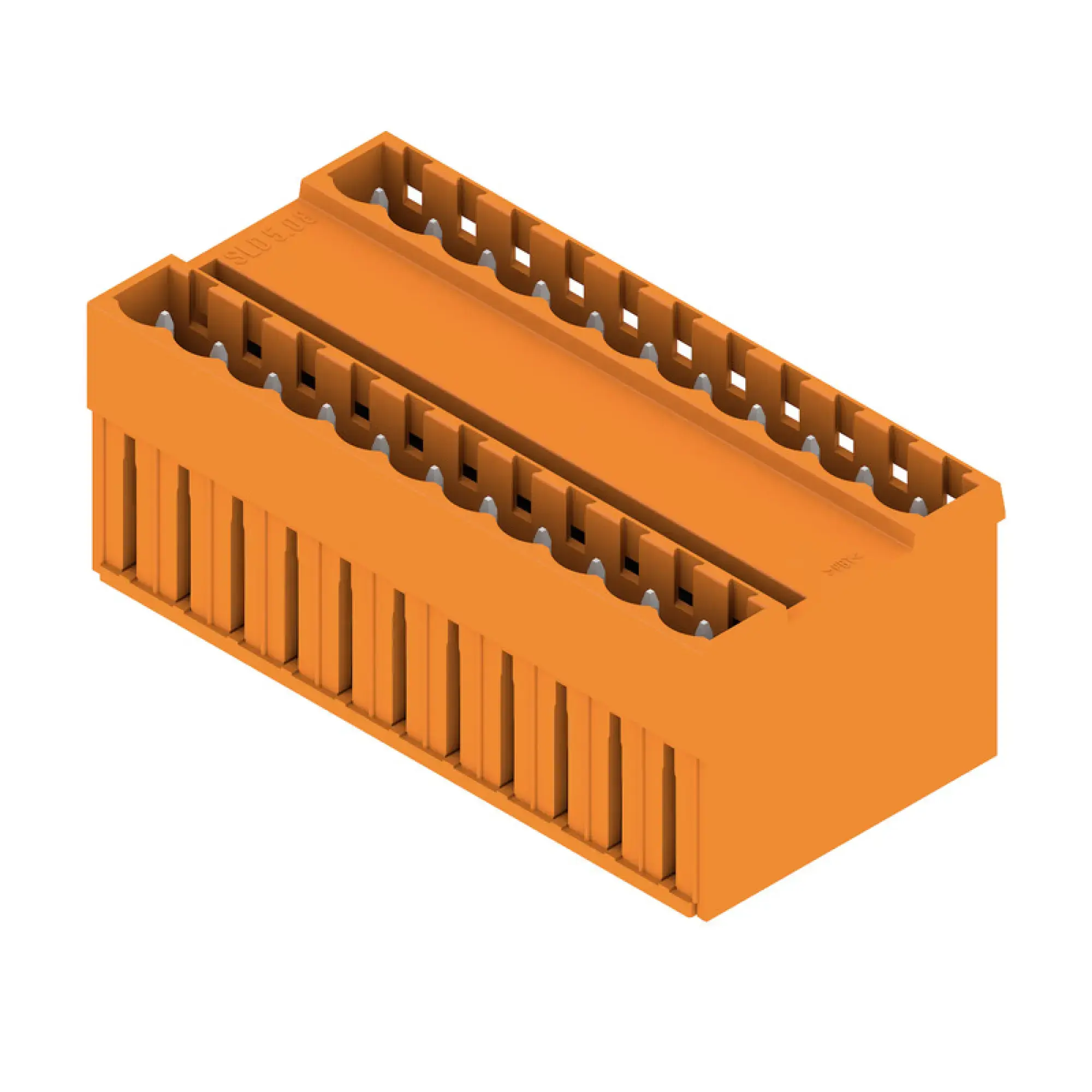 Weidmüller 1602480000 PCB connector (board connection), 250 V, 11 A, Pitch in mm: 5.08, Number of poles: 22, THT solder connection, Box (img_001)