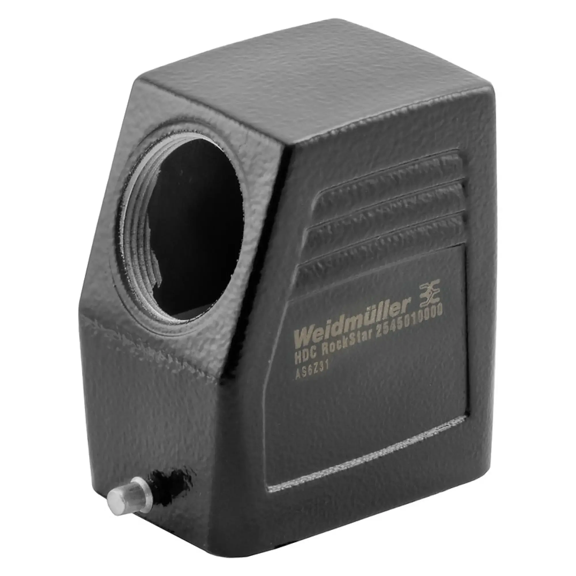 Weidmüller 2543960000 Housing (industry plug-in connectors), Cable entry from side, Plug housing, End-locking clamp, lower side, Size: 3, IP65 (in plugged condition) (img_001)