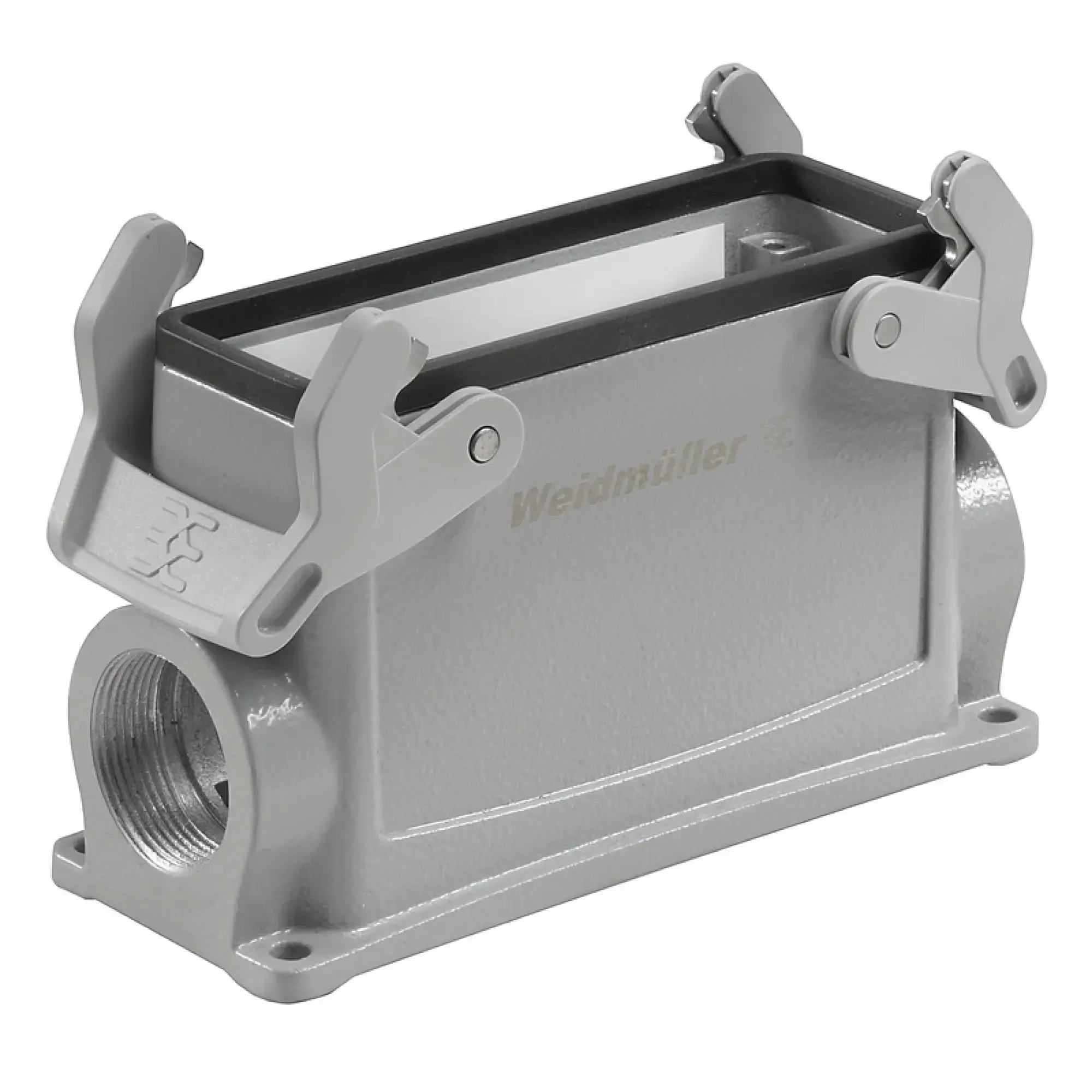 Weidmüller 2561040000 Housing (industry plug-in connectors), Base housing, Side-locking clamp on lower side, Size: 6, IP65 (in plugged condition) (img_001)