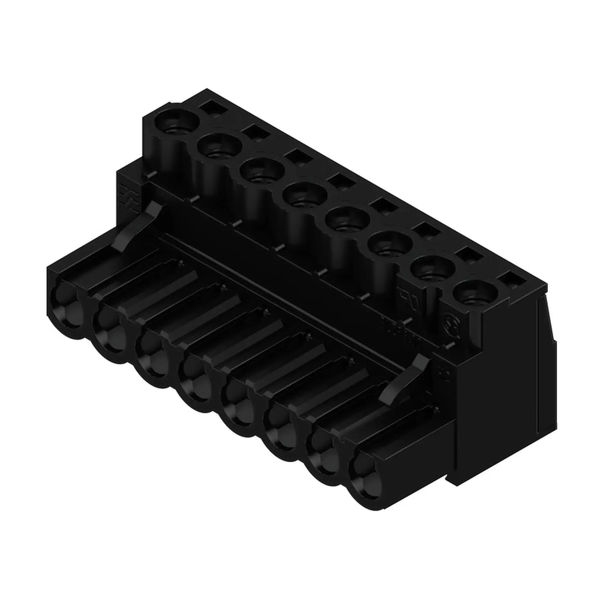Weidmüller 1955510000 PCB connector (wire connection), 320 V, 23 A, Pitch in mm: 5.00, 4 mm², Number of poles: 8, Clamping yoke connection, Box (img_001)