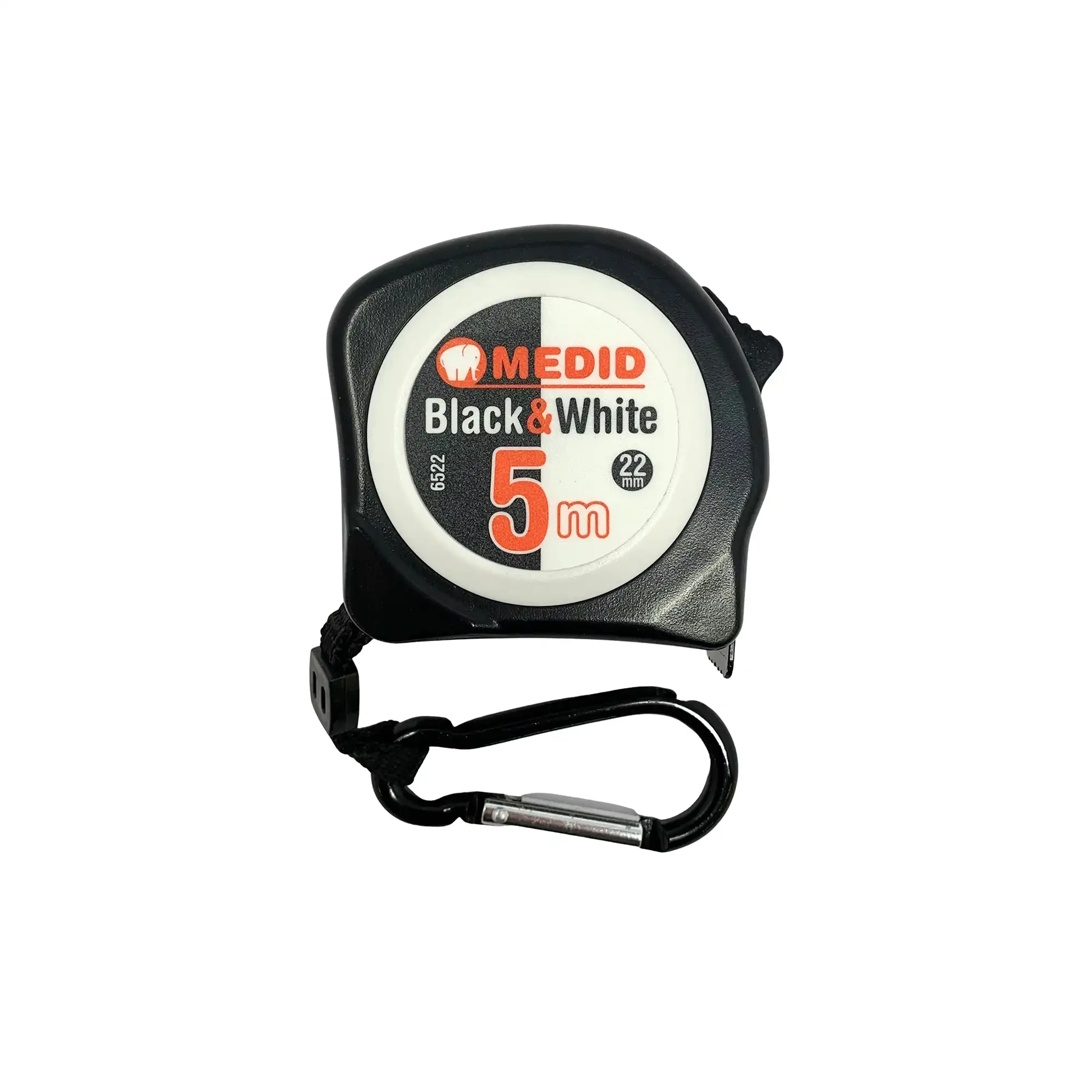 MEDID 6522 Roll Tape Measure Black & White 5m x 22 mm (img_001) MEDID 6522 Roll Tape Measure Black & White 5m x 22 mm (img_001)