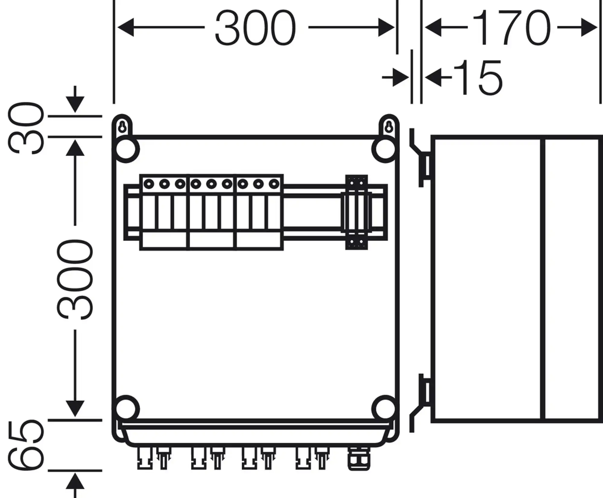 Hensel 20001142 PV-Generatoranschlusskasten, mit ÜSE, 6xPV-Strang auf 3xWR-Eing. Mi PV 1263 (img_004) Hensel 20001142 PV-Generatoranschlusskasten, mit ÜSE, 6xPV-Strang auf 3xWR-Eing. Mi PV 1263 (img_004)