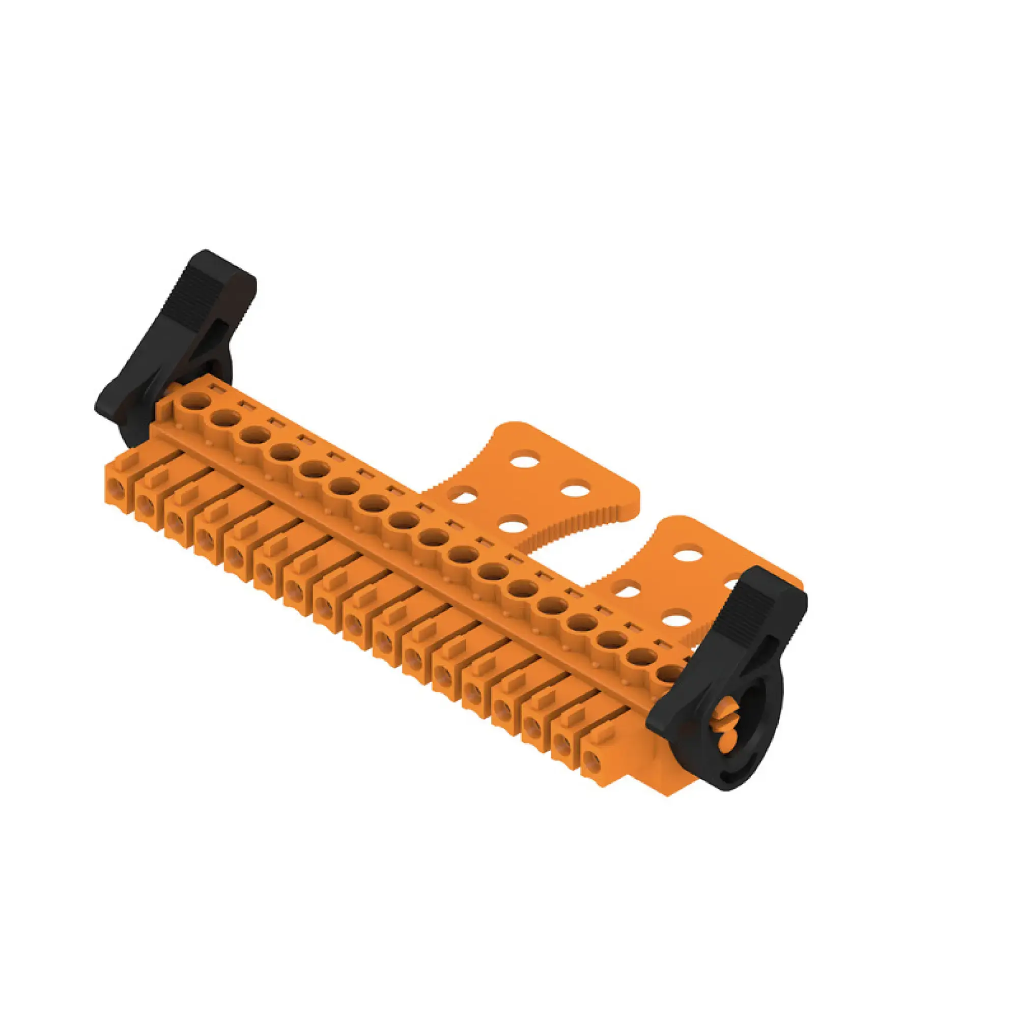 Weidmüller 1236920000 PCB connector (wire connection), 160 V, 17.5 A, Pitch in mm: 3.81, 1.5 mm², Number of poles: 17, Clamping yoke connection, Box (img_001)