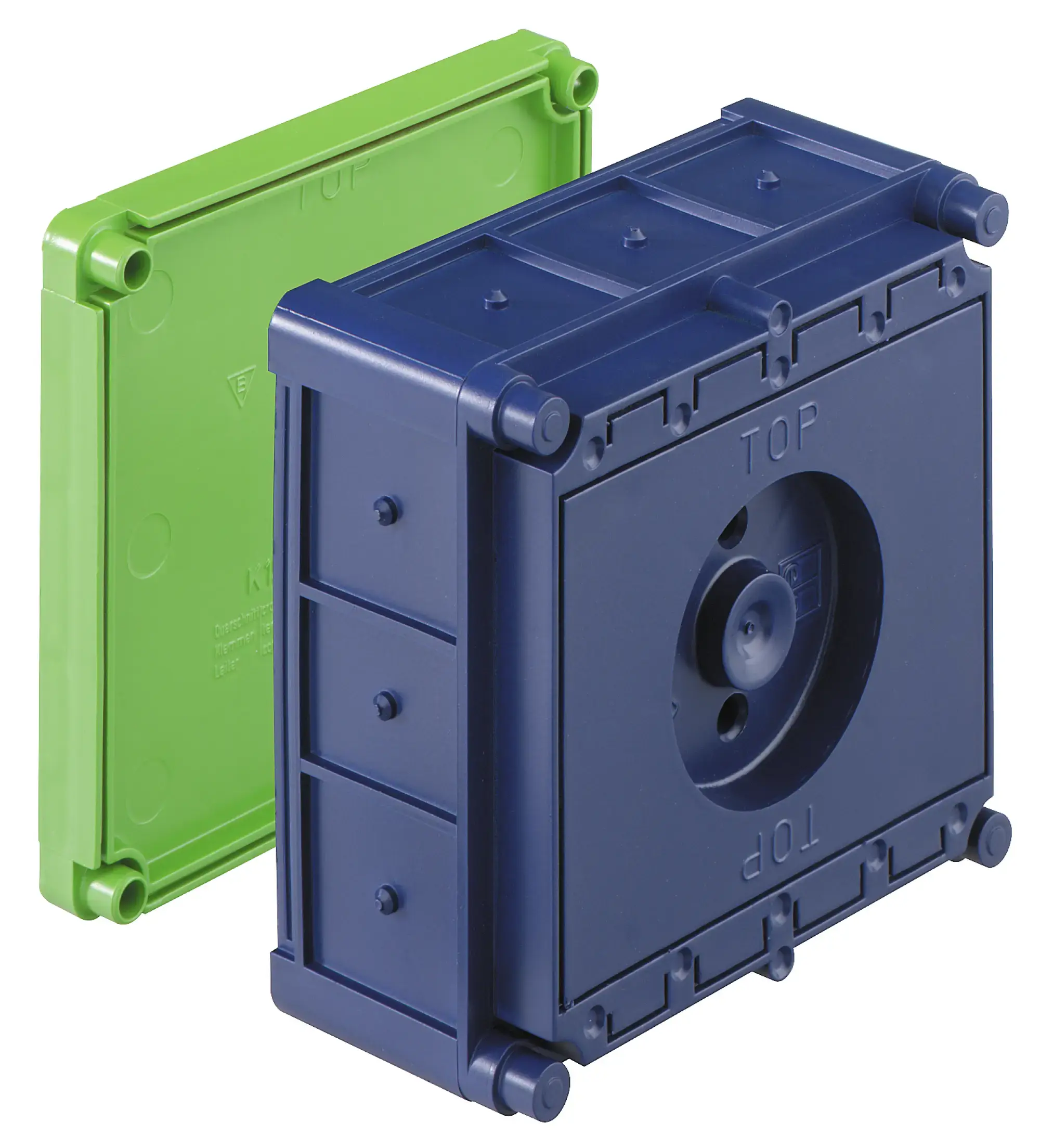 Spelsberg 97700201 Mounting box, other, Type of protection IP30, Suitable for concrete construction, Rated insulation voltage 400V AC, Halogen free (img_001)