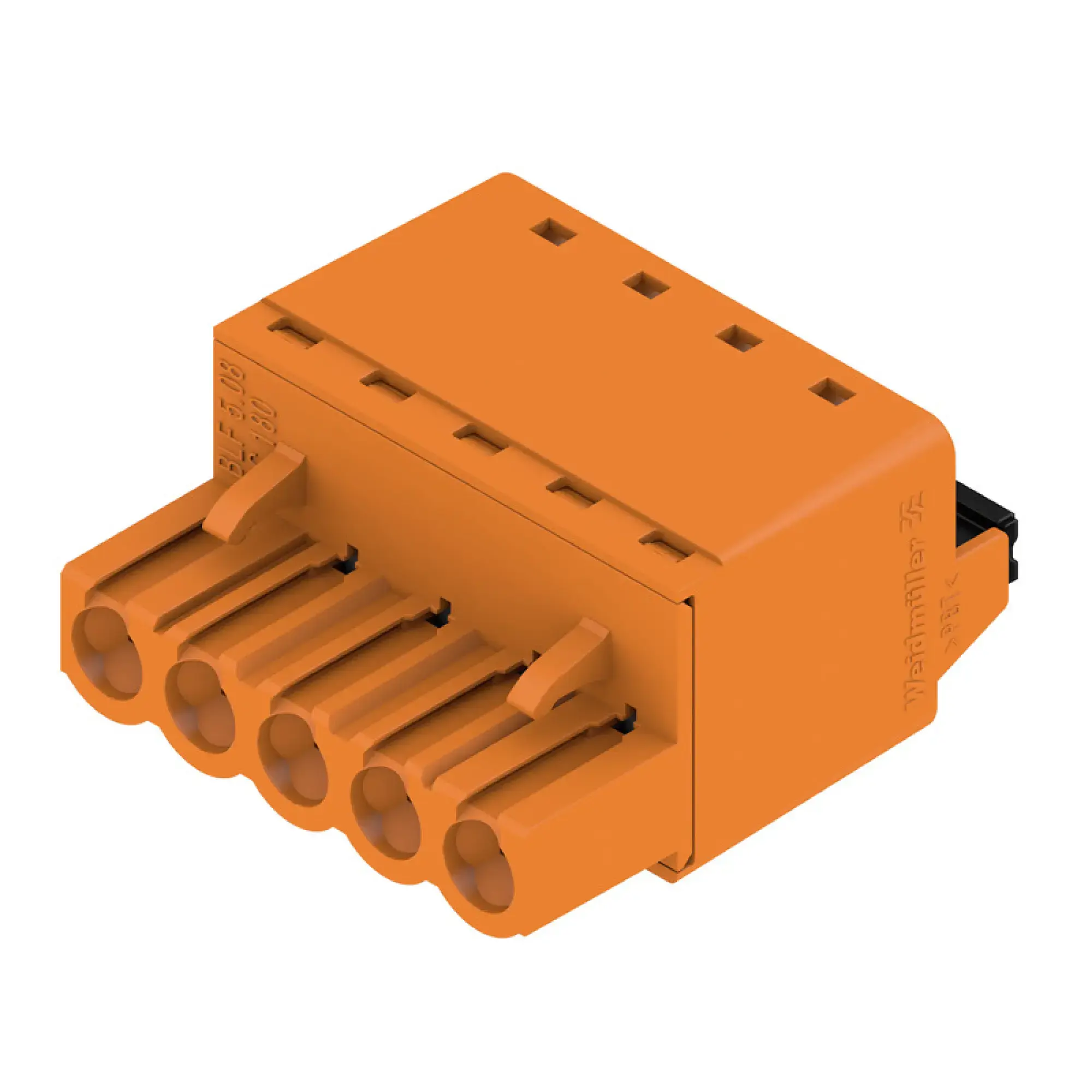 Weidmüller 1013720000 PCB connector (wire connection), 320 V, 24 A, Pitch in mm: 5.08, 3.31 mm², Number of poles: 5, PUSH IN with actuator, Box (img_001)