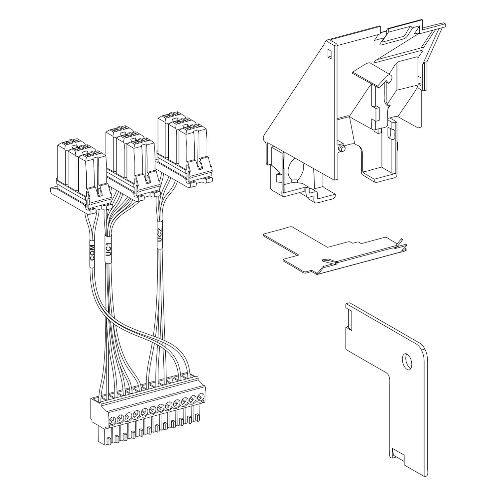 Schneider Electric LV836130FS Steuer- und Auslösegerät Micrologic X Verdrahtungsset m. O AAF - für MTZ 24V - Ersatzteil LV836130FS (img_001) Schneider Electric LV836130FS Steuer- und Auslösegerät Micrologic X Verdrahtungsset m. O AAF - für MTZ 24V - Ersatzteil LV836130FS (img_001)