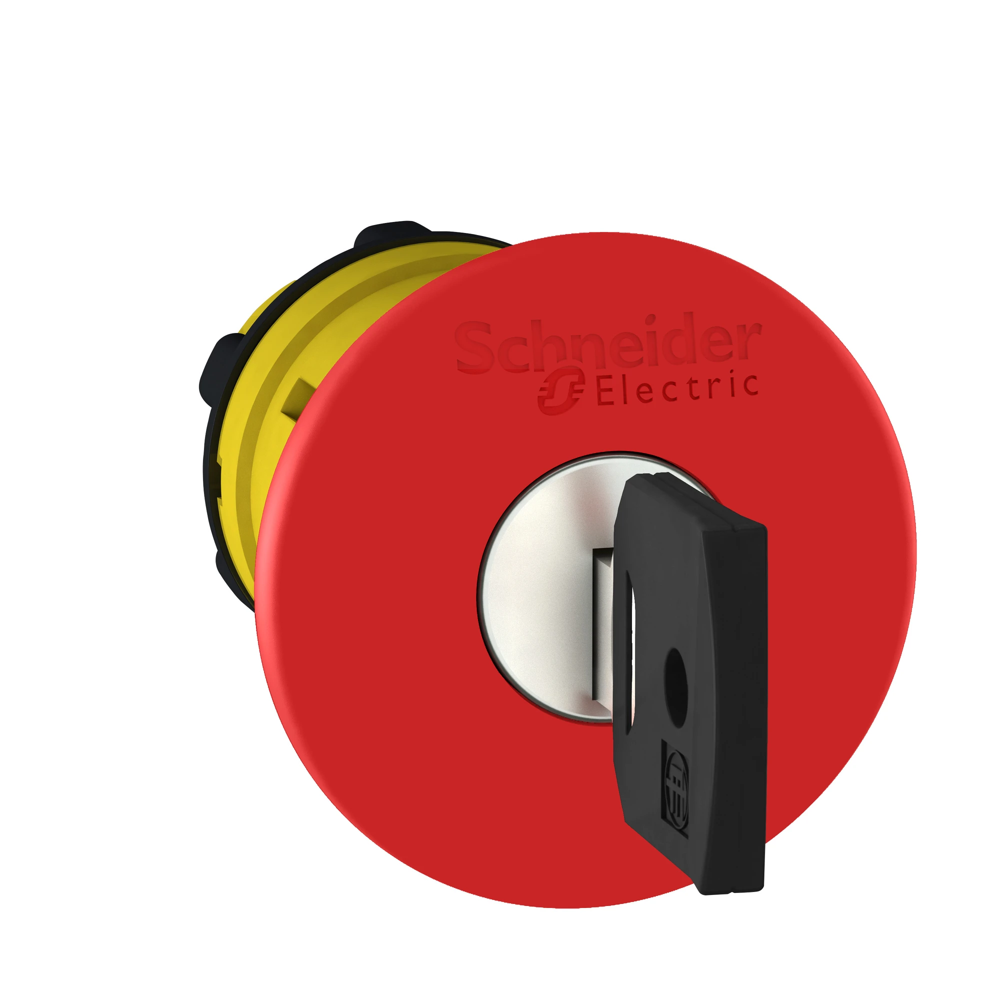 Schneider Electric ZB5AS944 Emergency Stop / Emergency-Off Switch, Front Element, Harmony XB5, Plastic, 22mm, Red, Mushroom 40mm, Key Release (img_001)