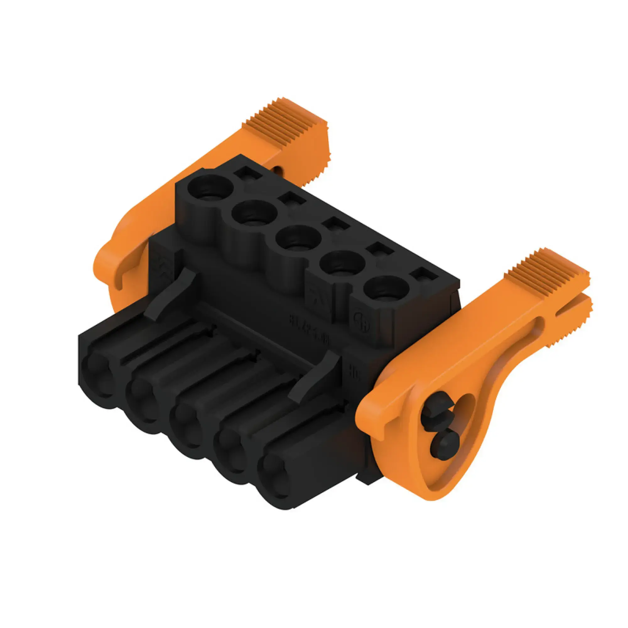 Weidmüller 1945090000 PCB connector (wire connection), 320 V, 23 A, Pitch in mm: 5.08, 4 mm², Number of poles: 5, Clamping yoke connection, Box (img_001) Weidmüller 1945090000 PCB connector (wire connection), 320 V, 23 A, Pitch in mm: 5.08, 4 mm², Number of poles: 5, Clamping yoke connection, Box (img_001)