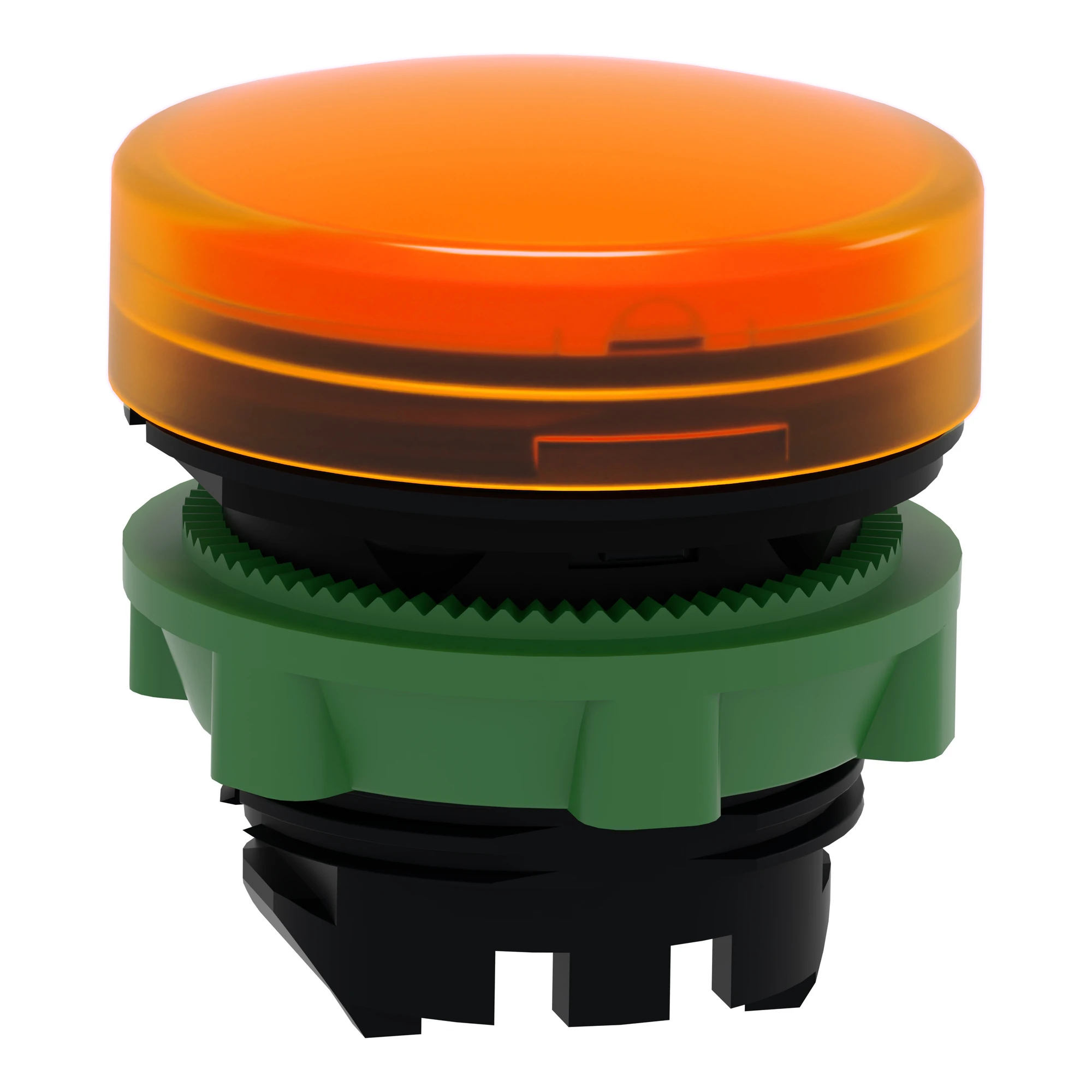 Schneider Electric ZB5AV053 Indicator light, front element, Harmony XB5, plastic, 22mm, orange, for universal LED, smooth dome (img_005)