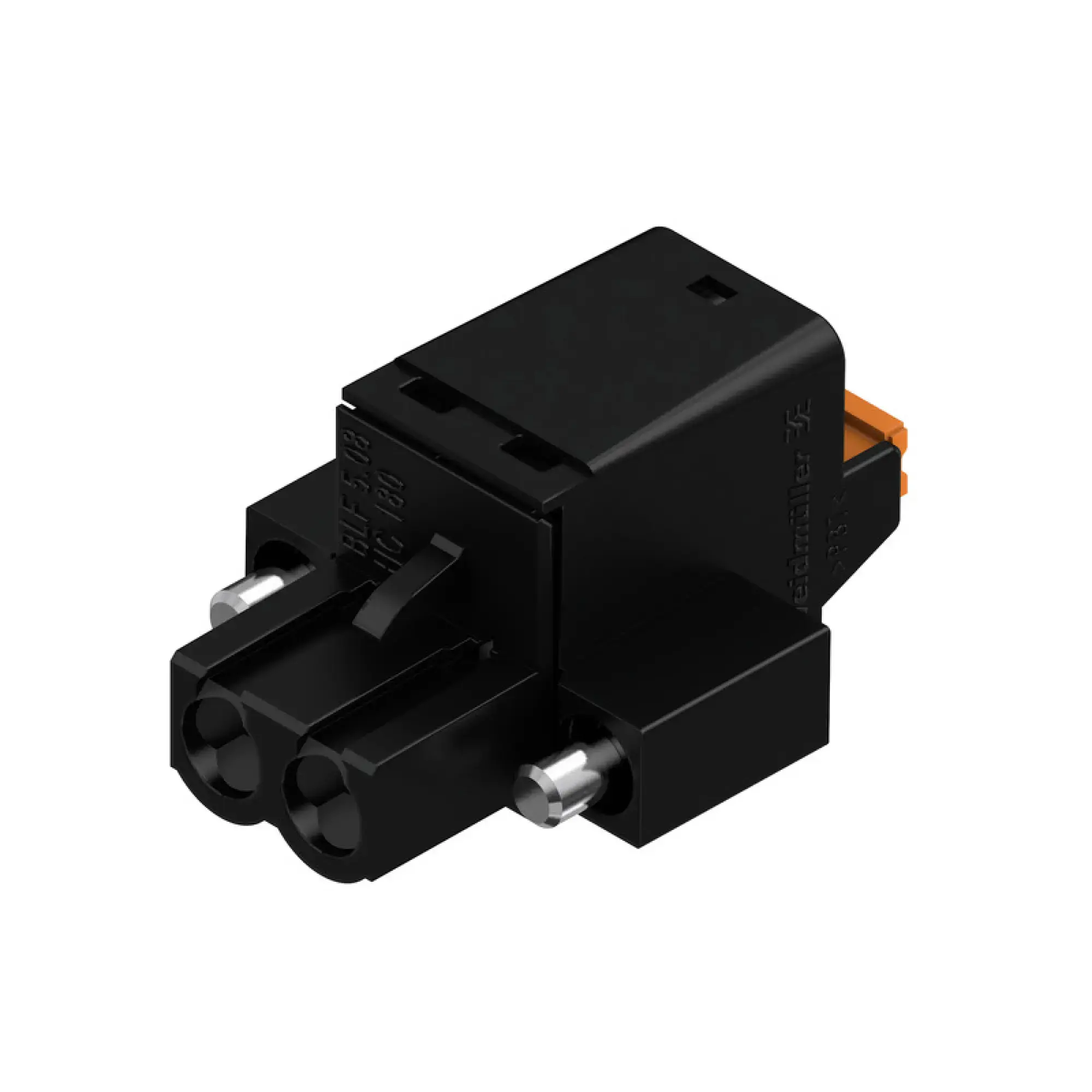 Weidmüller 1012640000 PCB connector (wire connection), 320 V, 24 A, Pitch in mm: 5.08, 3.31 mm², Number of poles: 2, PUSH IN with actuator, Box (img_001)