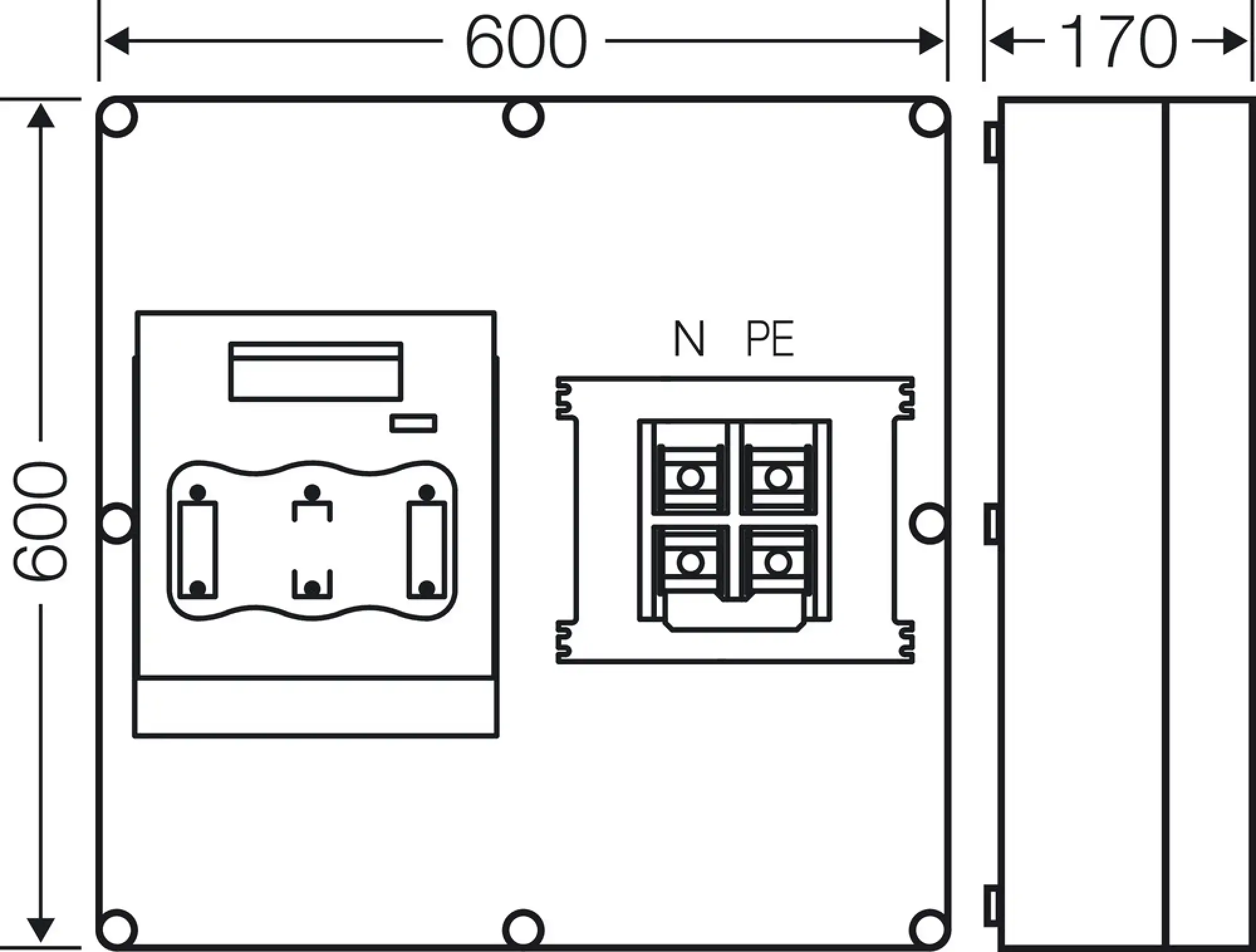 Hensel 2000727 Mi-NH-Sicherungslasttrennschaltergehäuse , 1xNH 3, 3pol. 630 A+PE+N Mi 5853 (img_003) Hensel 2000727 Mi-NH-Sicherungslasttrennschaltergehäuse , 1xNH 3, 3pol. 630 A+PE+N Mi 5853 (img_003)