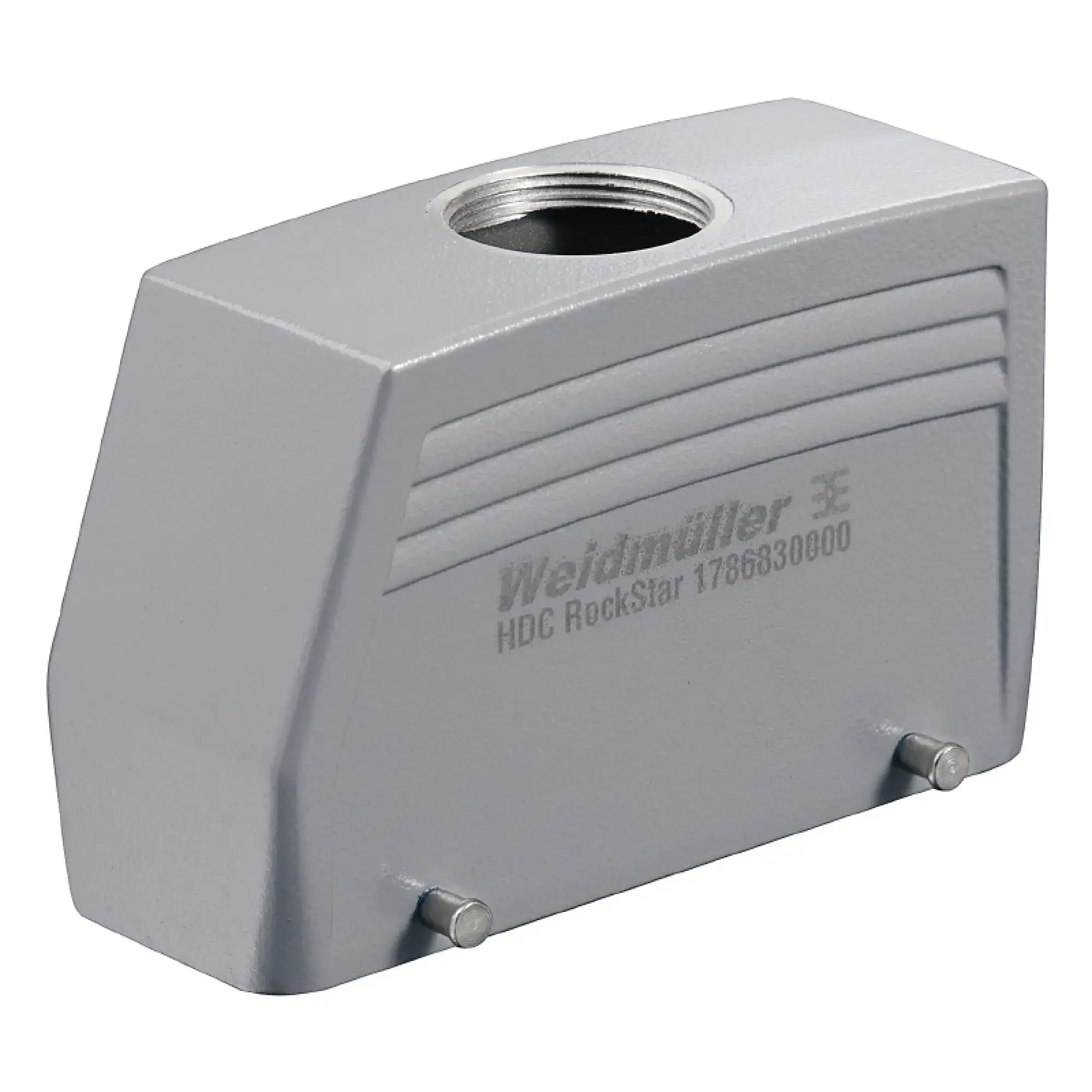 Weidmüller 1786830000 Housing (industry plug-in connectors), Cable entry from top, Plug housing, Side-locking clamp on lower side, Size: 8, IP65 (in plugged condition) (img_001)