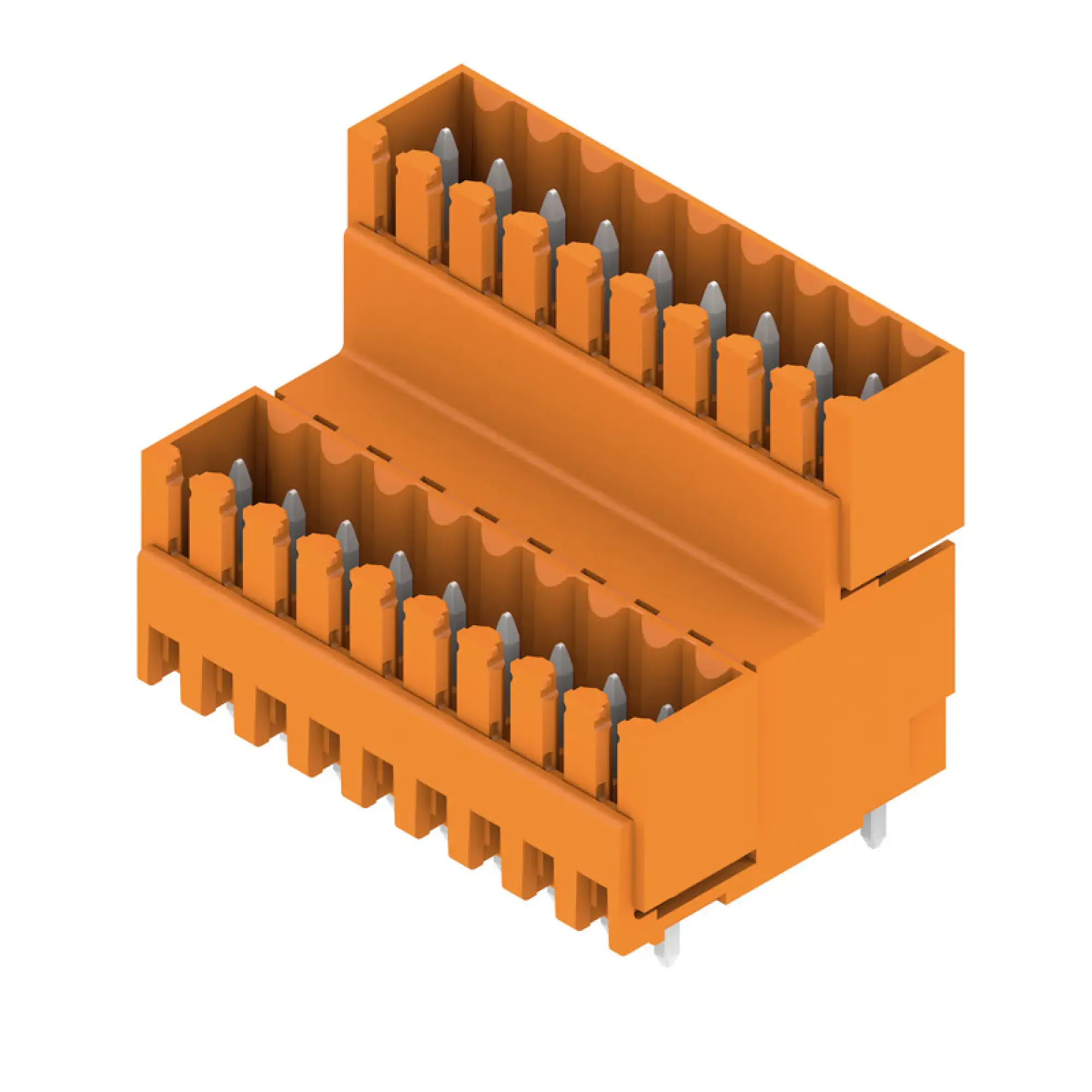 Weidmüller 1891220000 PCB connector (board connection), 160 V, 10.5 A, Pitch in mm: 3.50, Number of poles: 18, THT solder connection, Box (img_001)