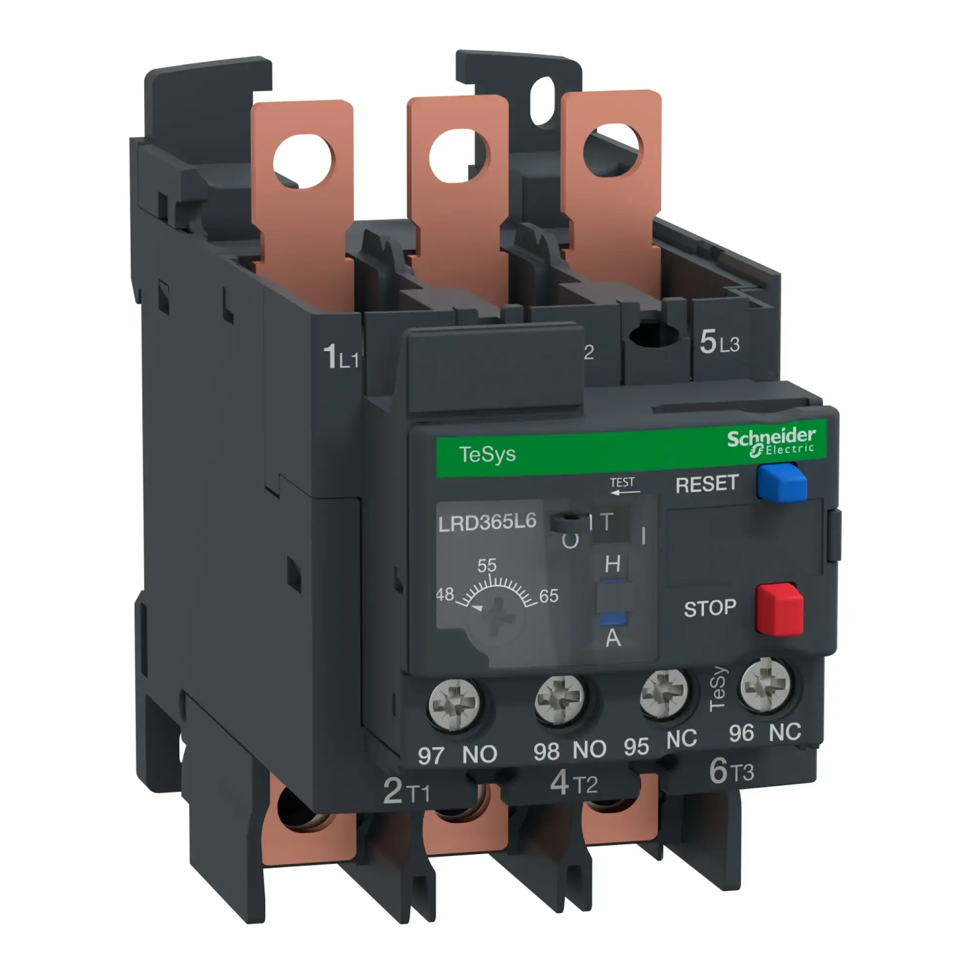 Schneider Electric LRD365L6 Motor protection relay, 48-65A, 1NO+1NC, Class 20, Ring terminal connection (img_002)