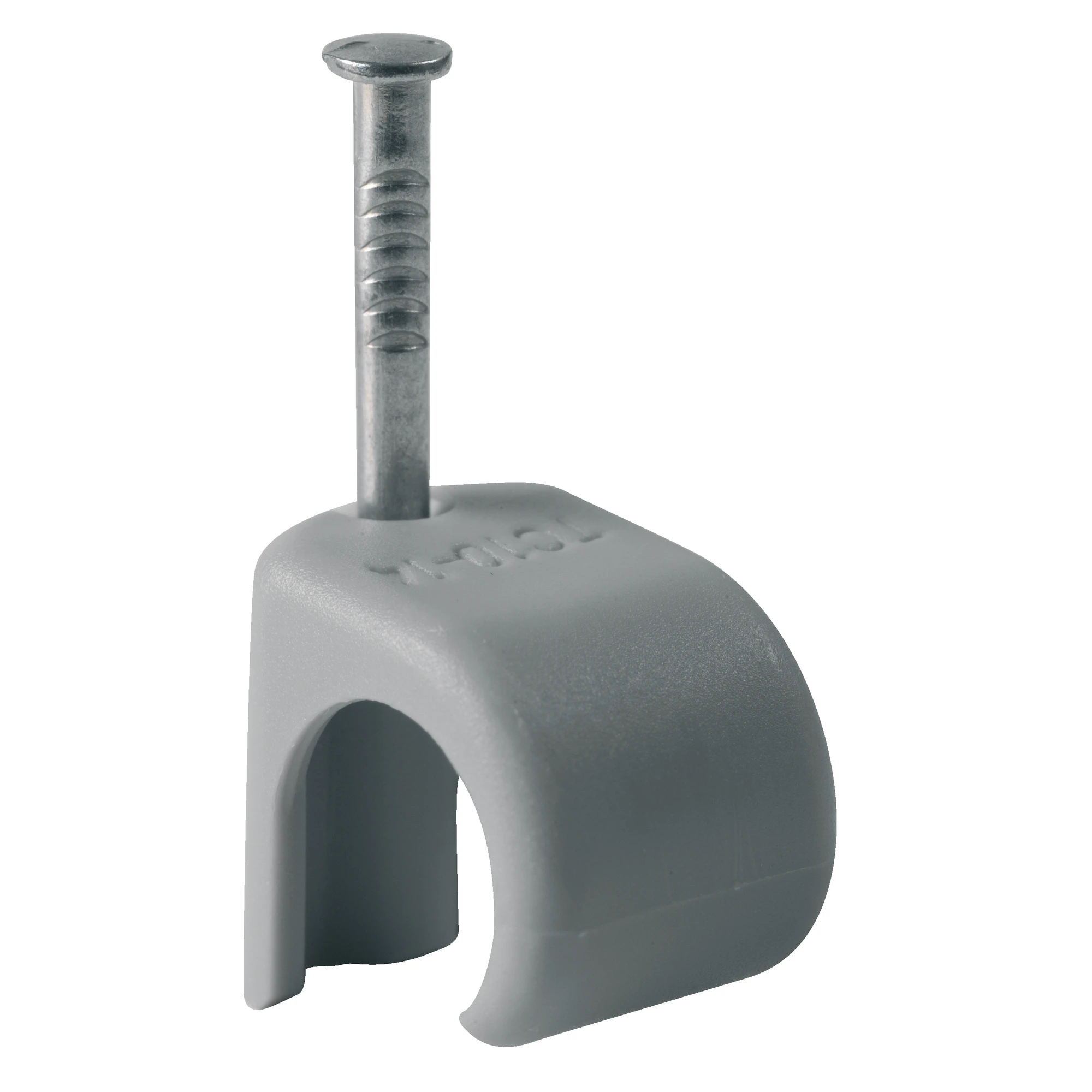 Schneider Electric IMT37428 Cable clip for round cables TC10-14 nail (2.0/30/17mm) grey (pack of 10 pieces) (img_001) Schneider Electric IMT37428 Cable clip for round cables TC10-14 nail (2.0/30/17mm) grey (pack of 10 pieces) (img_001)