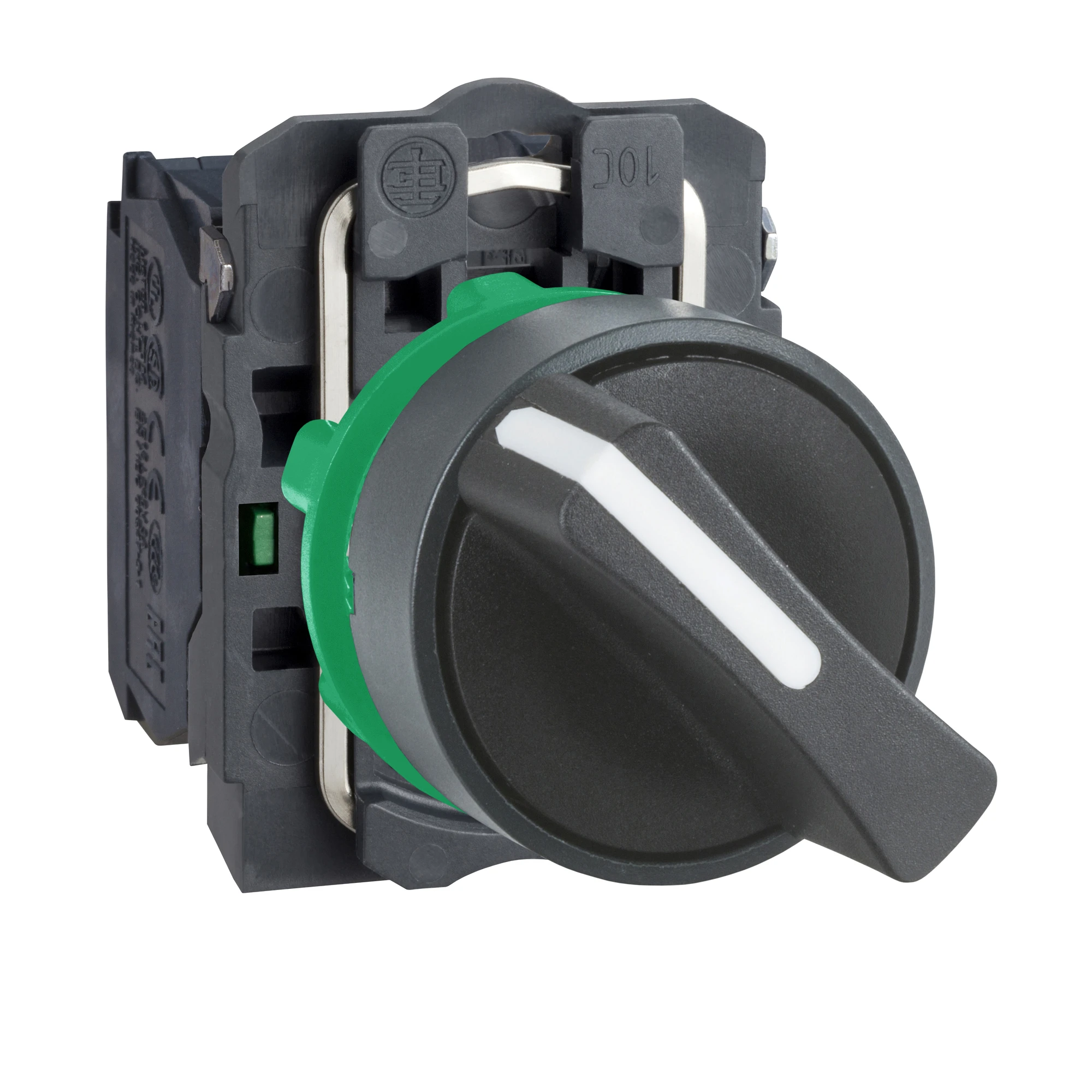 Schneider Electric XB5AD23 Selector switch, Harmony XB5, plastic, black, 2 positions, 22mm, latching, 2S (img_001)