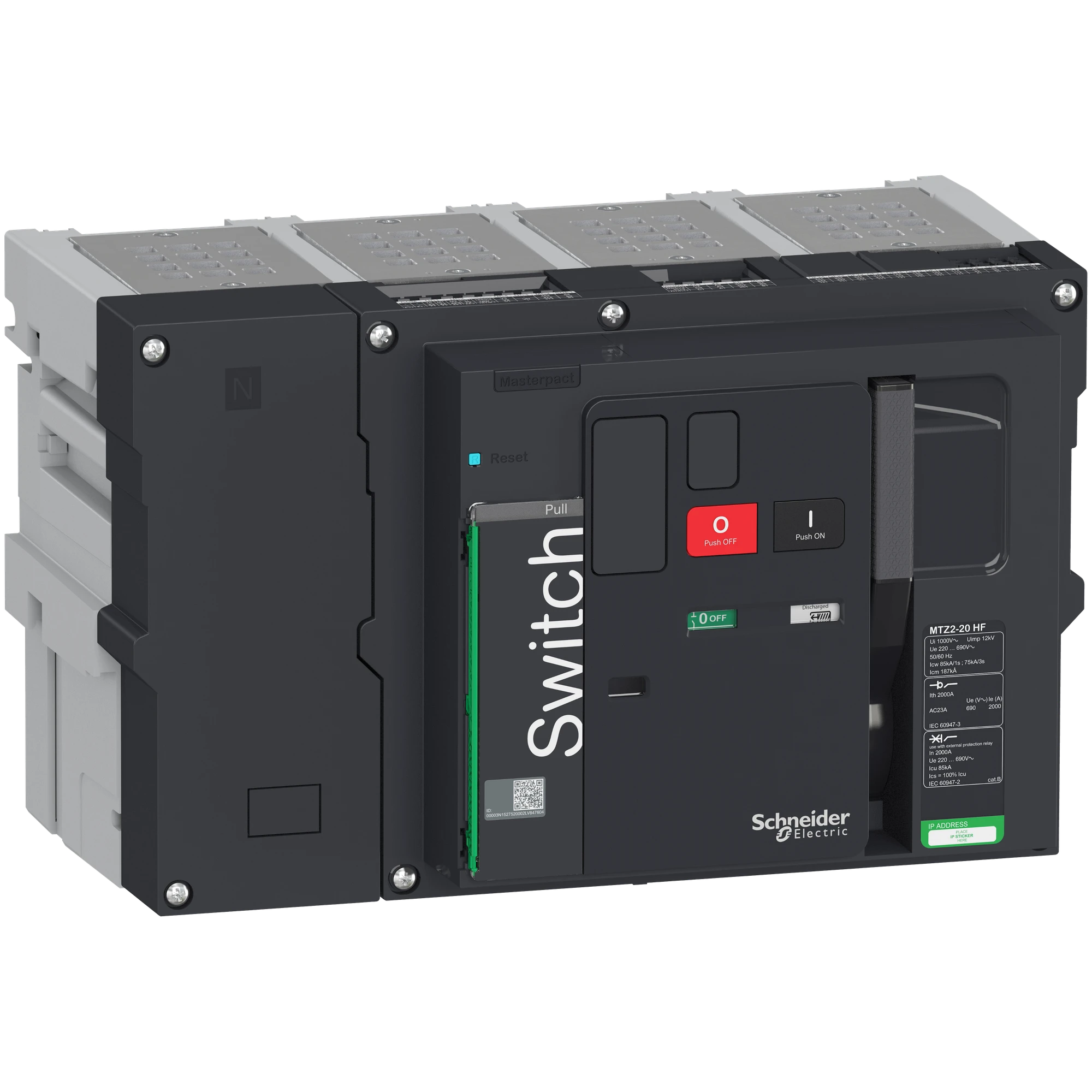 Schneider Electric LV848299 MasterPact MTZ2 2000A HF Icm=187kA/690V 4P Disconnect Slider Technology (img_001) Schneider Electric LV848299 MasterPact MTZ2 2000A HF Icm=187kA/690V 4P Disconnect Slider Technology (img_001)