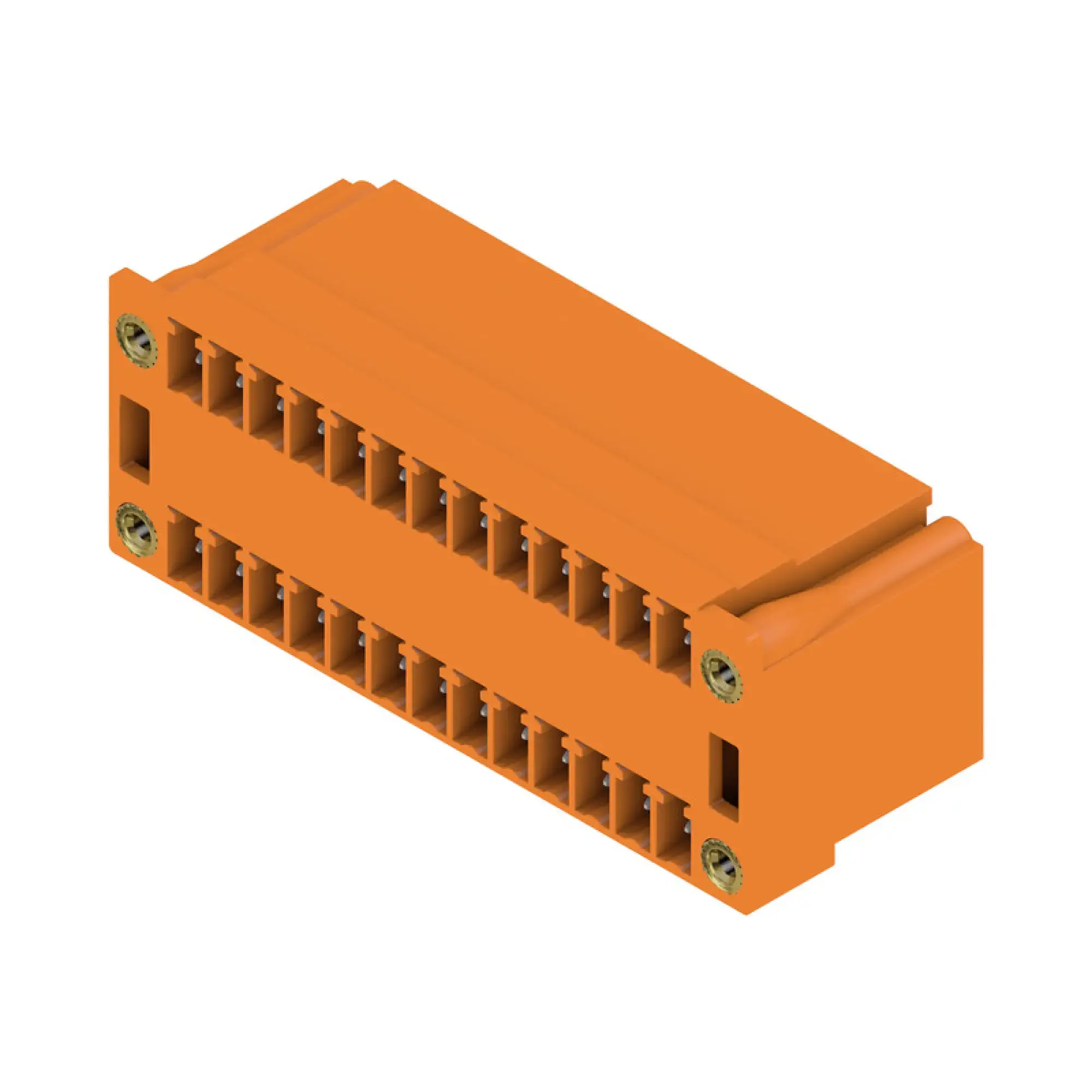 Weidmüller 1973370000 PCB connector (board connection), 160 V, 17.5 A, Pitch in mm: 3.81, Number of poles: 26, THT solder connection, Box (img_001)