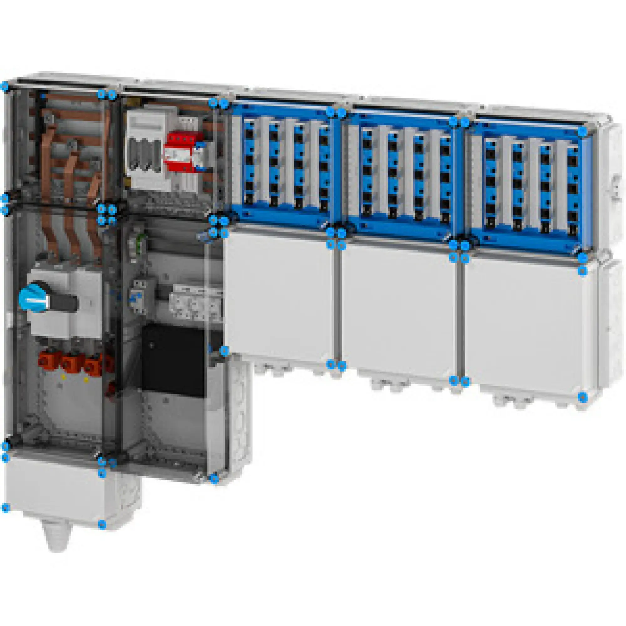 Hensel 65000143 Ladeverteiler für bis zu 12 Ladepunkte à 22kW Mi EV 22kW 12001 (img_001) Hensel 65000143 Ladeverteiler für bis zu 12 Ladepunkte à 22kW Mi EV 22kW 12001 (img_001)