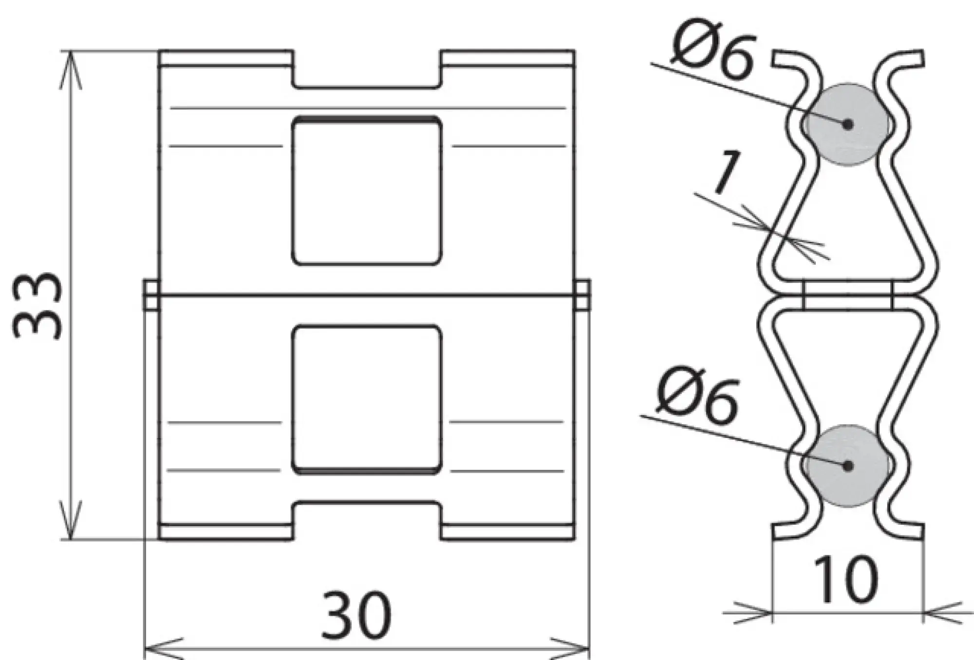 Dehn 308134 DEHNclip rebar clamp St/bare for Rd 6 mm / Rd 6 mm (img_004)