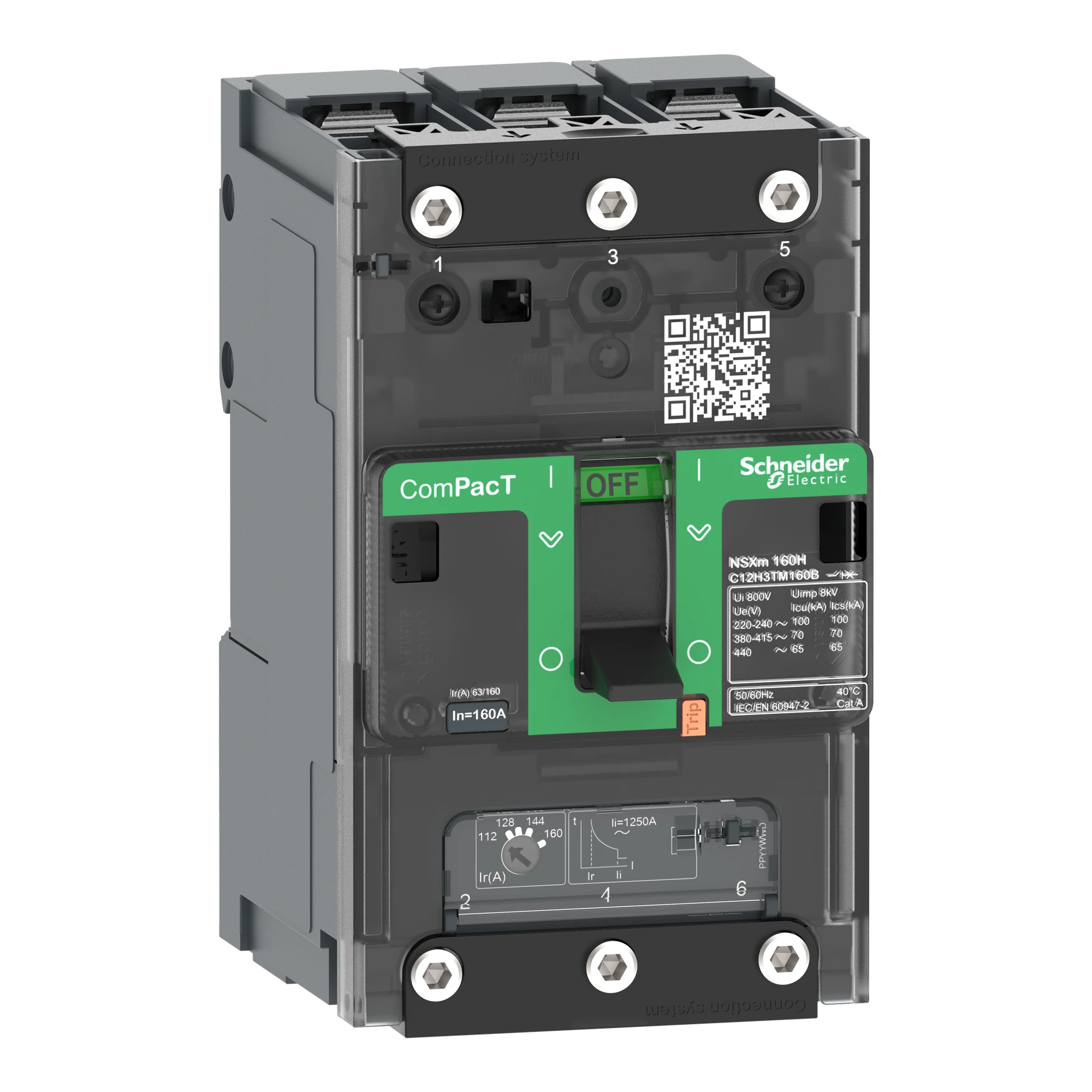 Schneider Electric C11B3TM100B Compact Circuit Breaker ComPacT NSXm 100 A with TM100D 3P 25kA/415V Busbar (img_001) Schneider Electric C11B3TM100B Compact Circuit Breaker ComPacT NSXm 100 A with TM100D 3P 25kA/415V Busbar (img_001)
