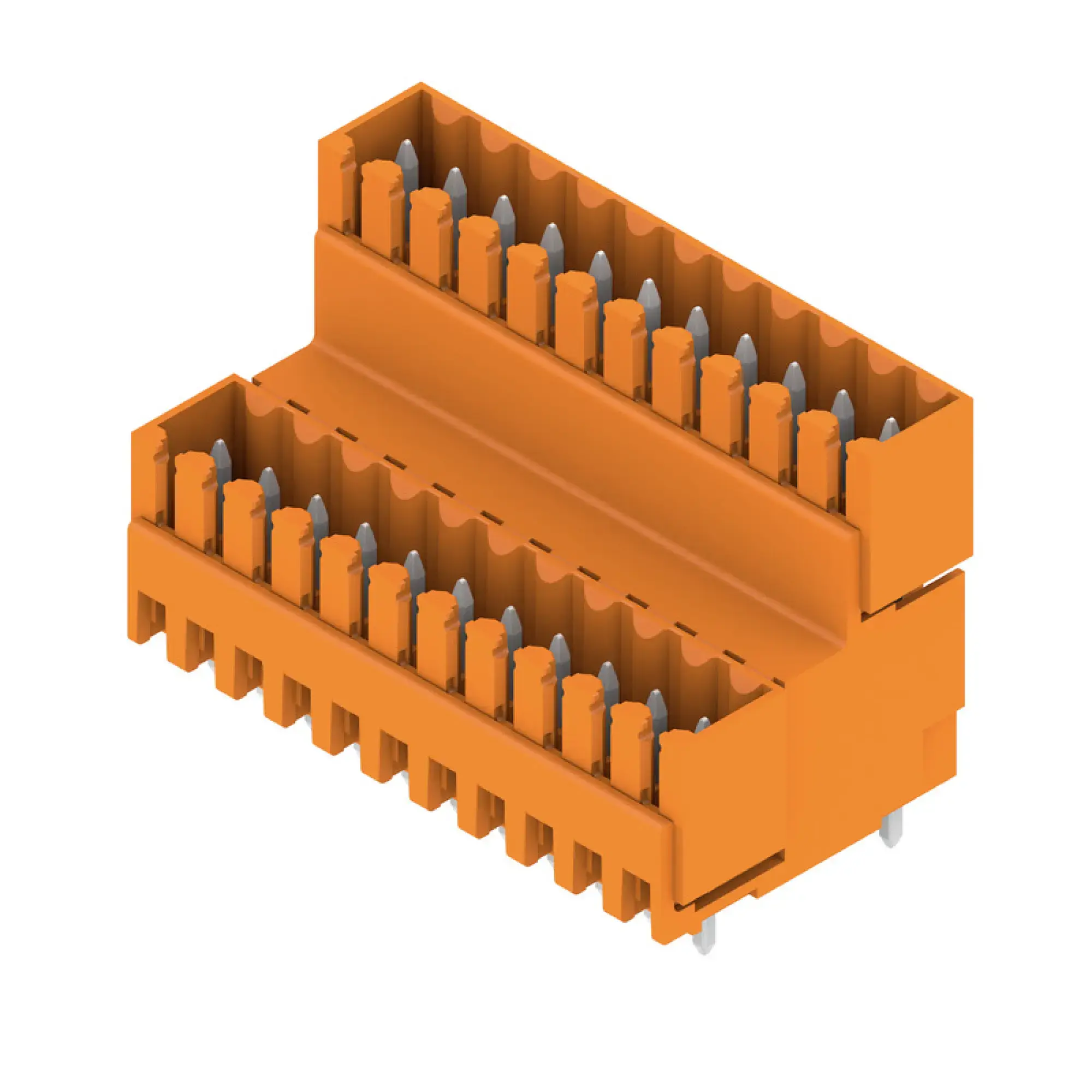 Weidmüller 1891230000 PCB connector (board connection), 160 V, 10.5 A, Pitch in mm: 3.50, Number of poles: 22, THT solder connection, Box (img_001)