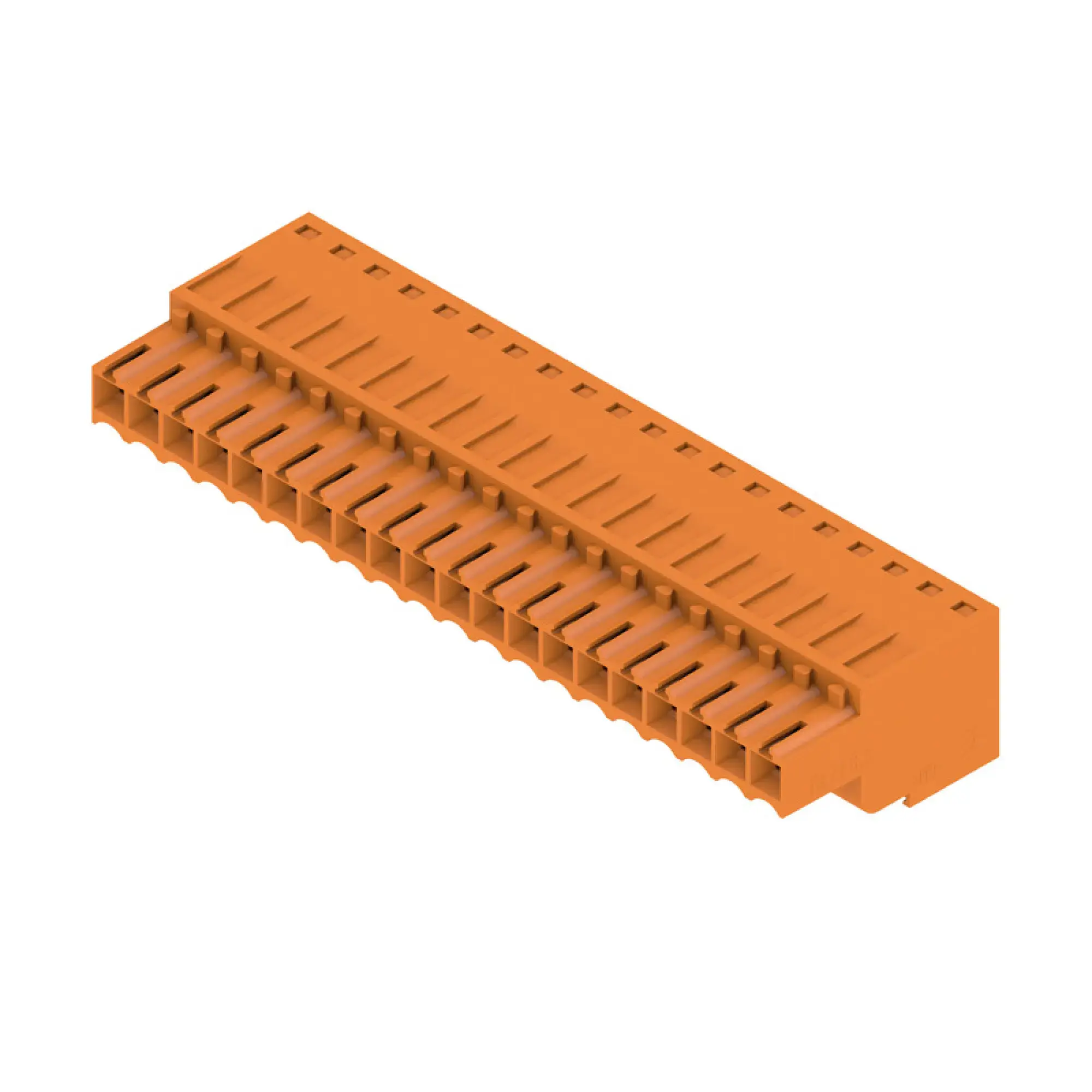 Weidmüller 1690370000 PCB connector (wire connection), 160 V, 14.5 A, Pitch in mm: 3.50, 1.5 mm², Number of poles: 20, Tension-clamp connection, Box BLZF 3.50/20/180 SN OR BX (img_001) Weidmüller 1690370000 PCB connector (wire connection), 160 V, 14.5 A, Pitch in mm: 3.50, 1.5 mm², Number of poles: 20, Tension-clamp connection, Box BLZF 3.50/20/180 SN OR BX (img_001)