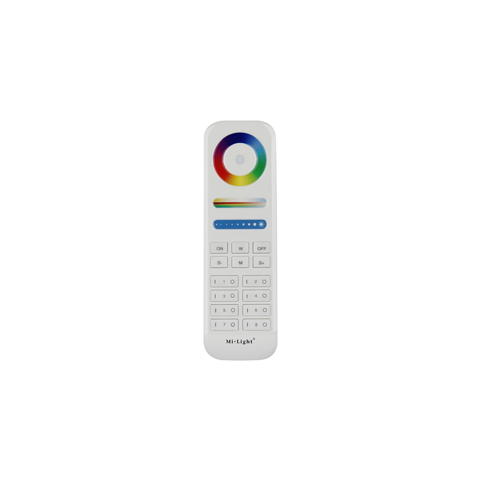 WSU Lights Mi-Light Fernbedieung 8GR. RGB+CCT weiss