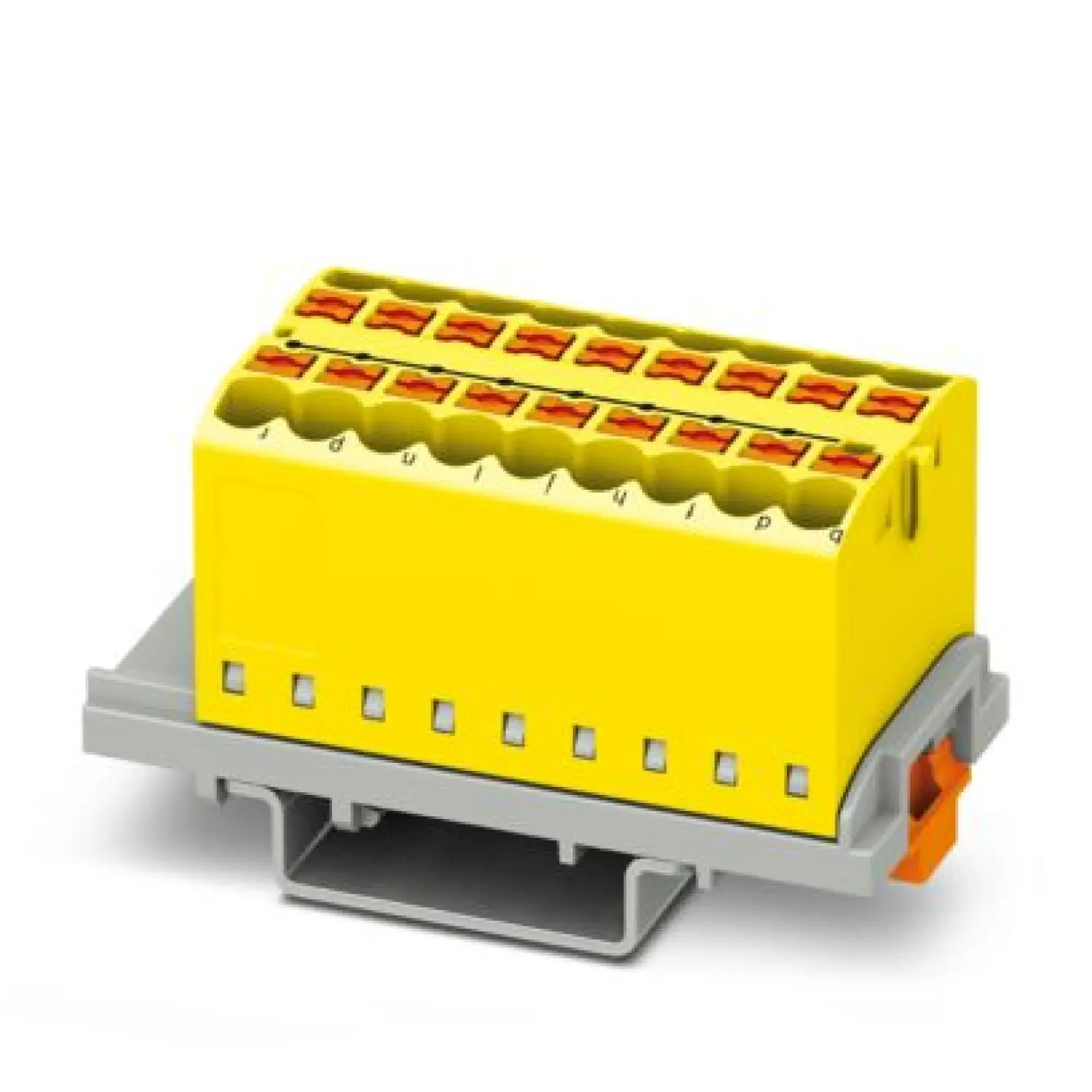 Phoenix Contact 3273050 Distribution block PTFIX 18X2,5-NS35 YE (img_001)