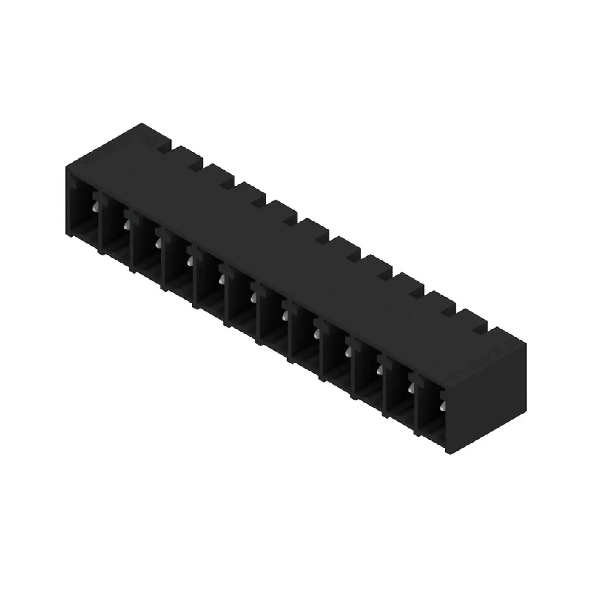 Weidmüller 1430250000 PCB connector (board connection), 160 V, 17.5 A, Pitch in mm: 3.81, Number of poles: 12, THT/THR solder connection, Tape (img_001)