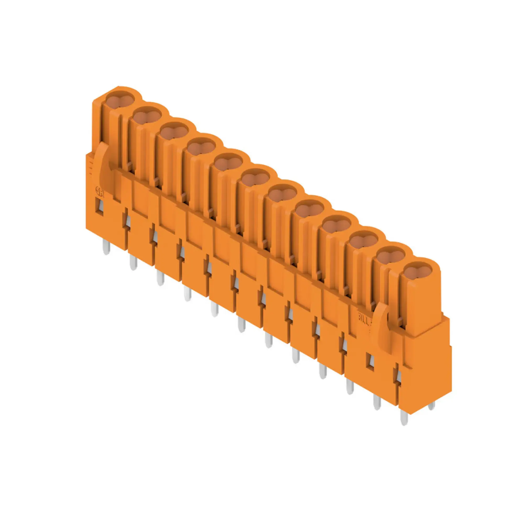 Weidmüller 1630810000 PCB connector (board connection), 320 V, 23 A, Pitch in mm: 5.08, Number of poles: 12, THT solder connection, Box (img_001)