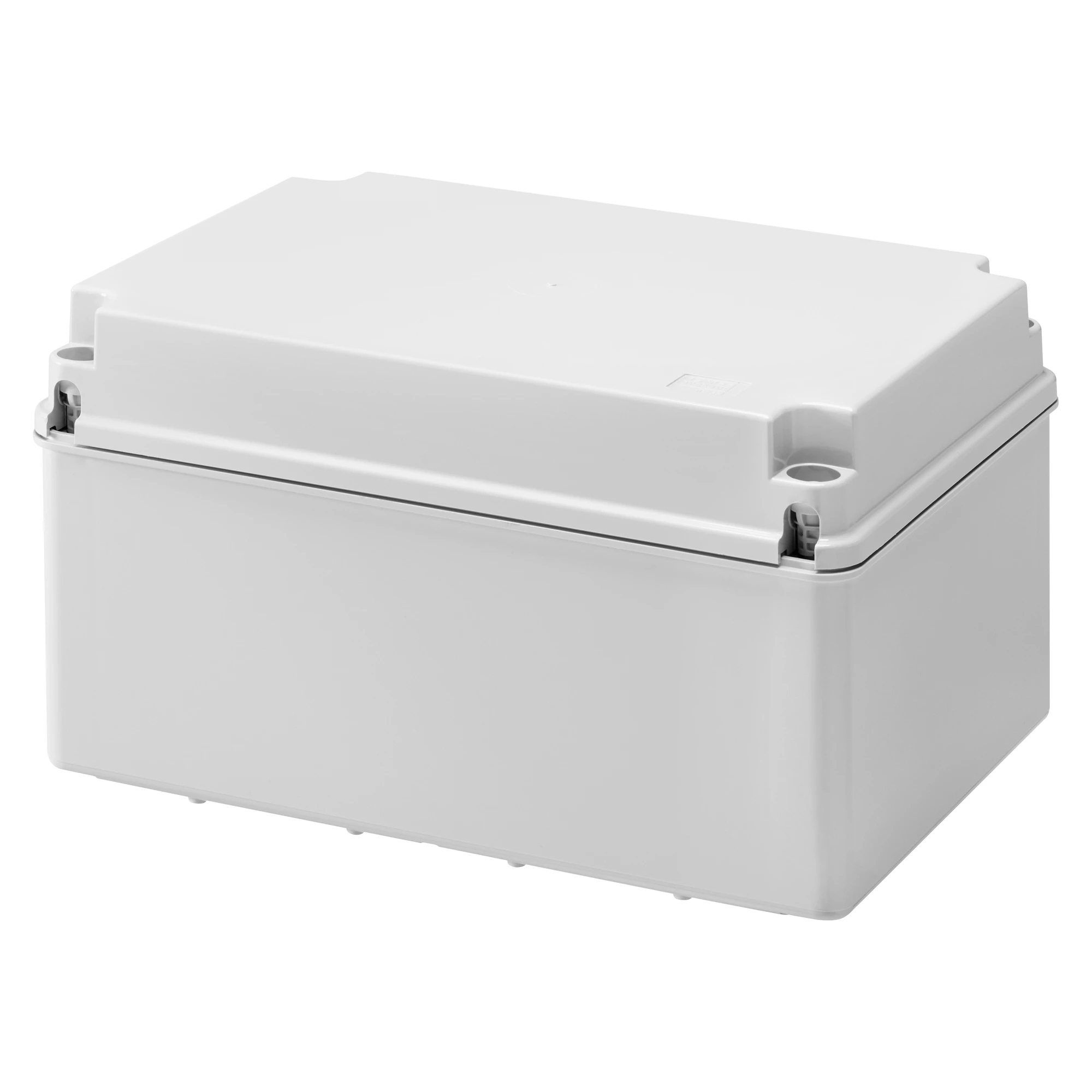 GEWISS GW44119 JUNCTION BOX WITH HIGH CAPACITY BOTTOM AND PLAIN SCREWED LID - IP56 - INTERNAL DIMENSIONS 300X220X170 - SMOOTH WALLS - GREY RAL 7035 (img_001)