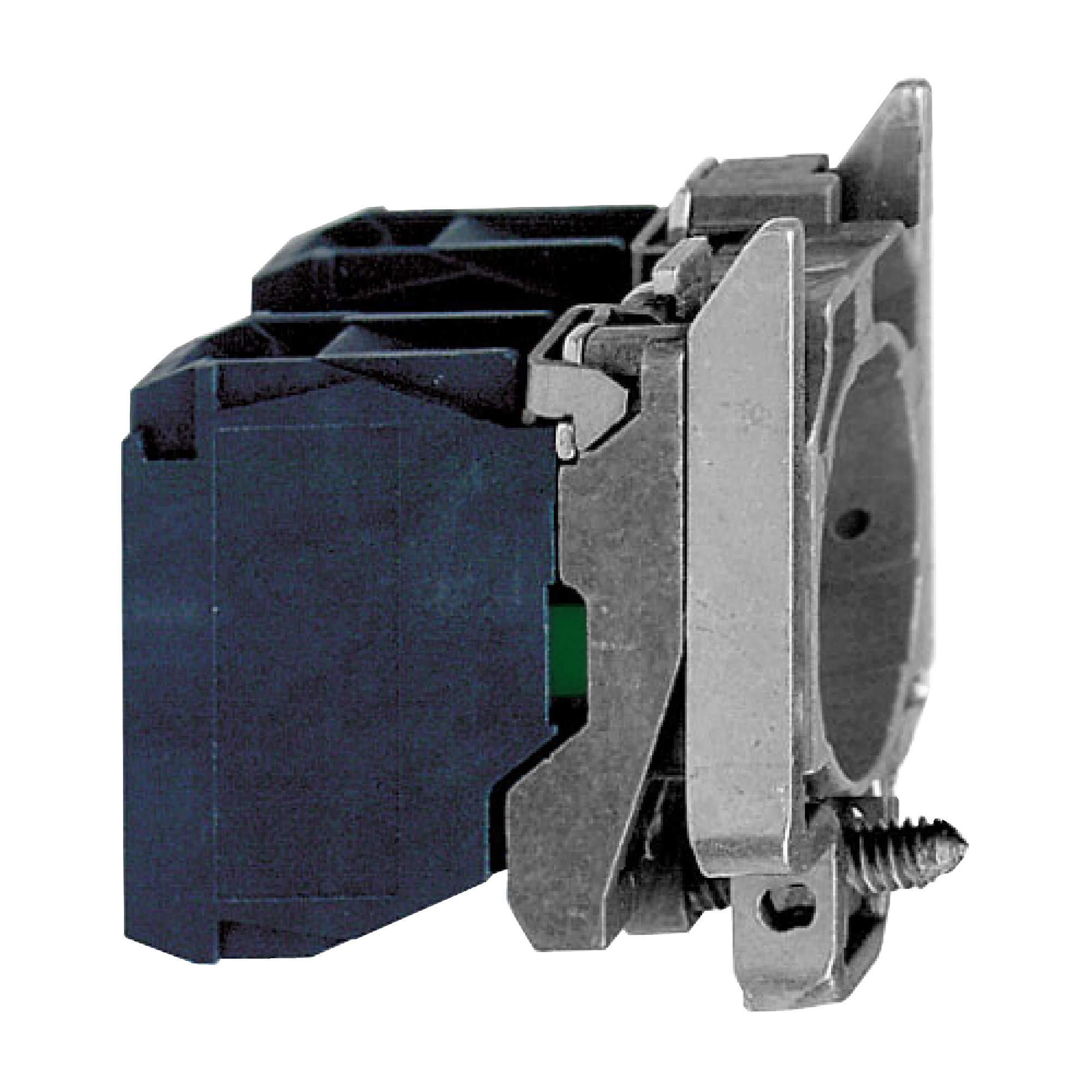 Schneider Electric ZB4BZ1053 Auxiliary contact block with mounting flange, Harmony XB4, metal, 22mm, 30mm, 1NO+1NC, flat connector (img_001) Schneider Electric ZB4BZ1053 Auxiliary contact block with mounting flange, Harmony XB4, metal, 22mm, 30mm, 1NO+1NC, flat connector (img_001)