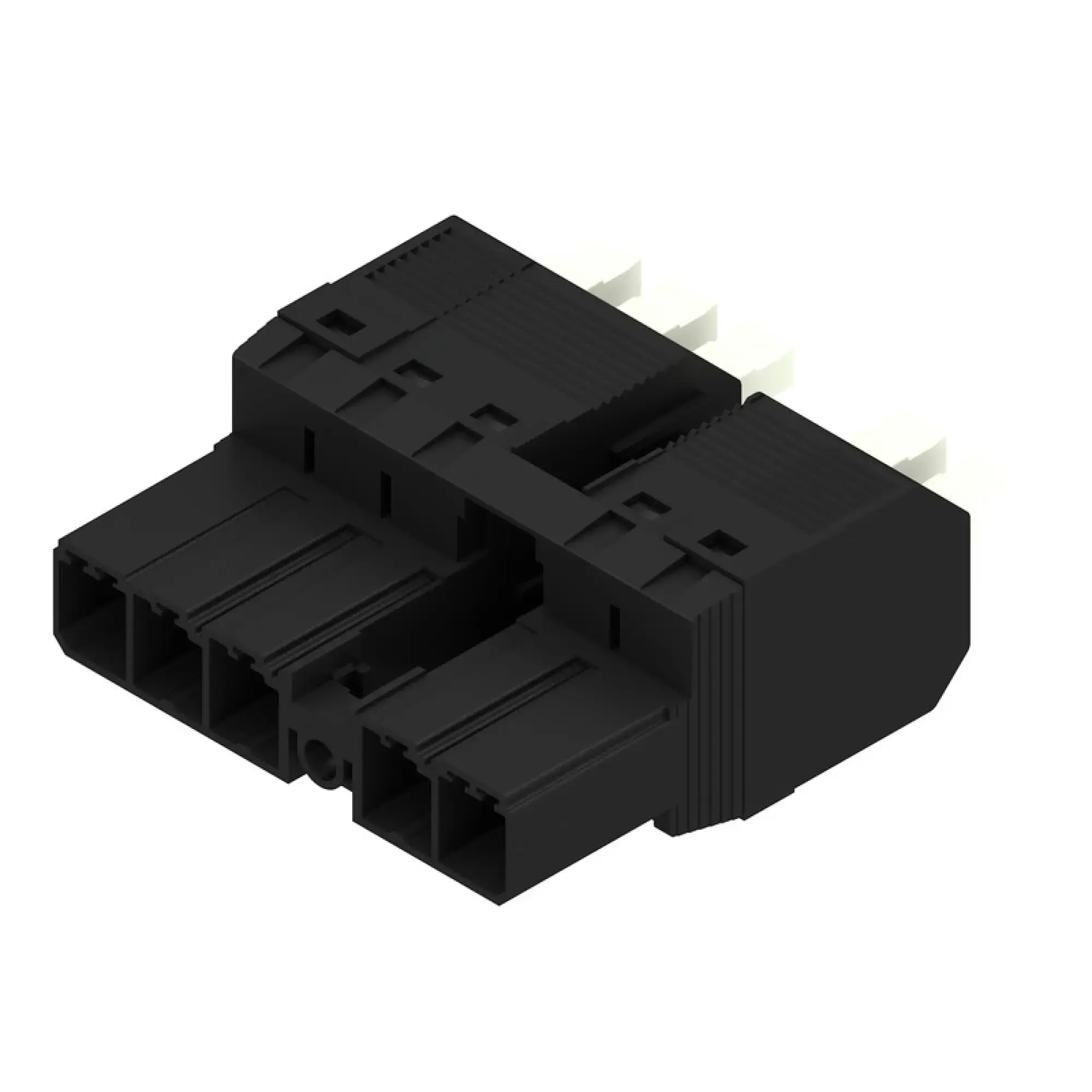 Weidmüller 2630460000 PCB connector (wire connection), 800 V, 41 A, Pitch in mm: 7.62, 6 mm², Number of poles: 5, PUSH IN with actuator, Box (img_001)