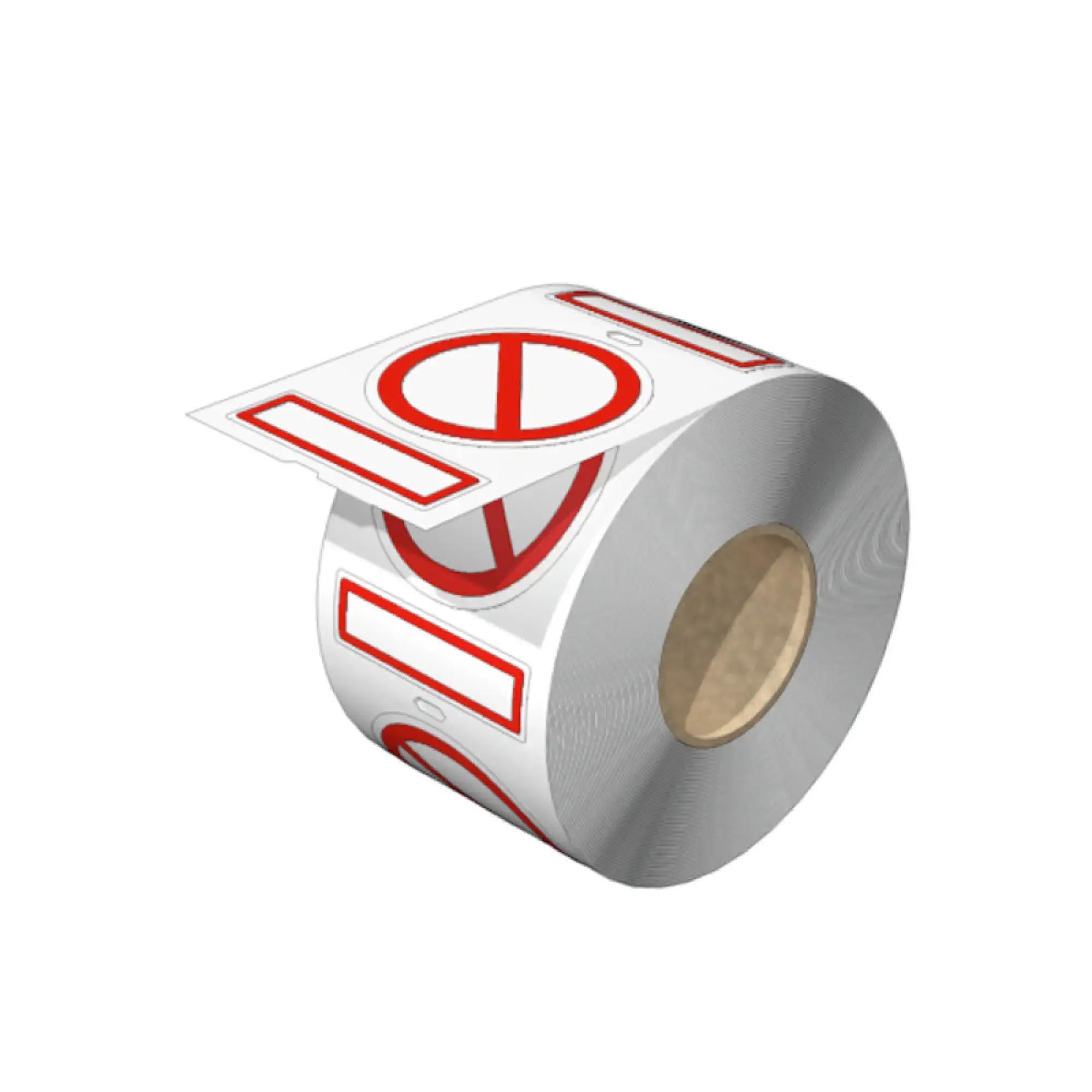 Weidmüller 2885700000 Device marking, Width: 50 mm, Printed characters: neutral, Vinyl film, red-white (img_001)