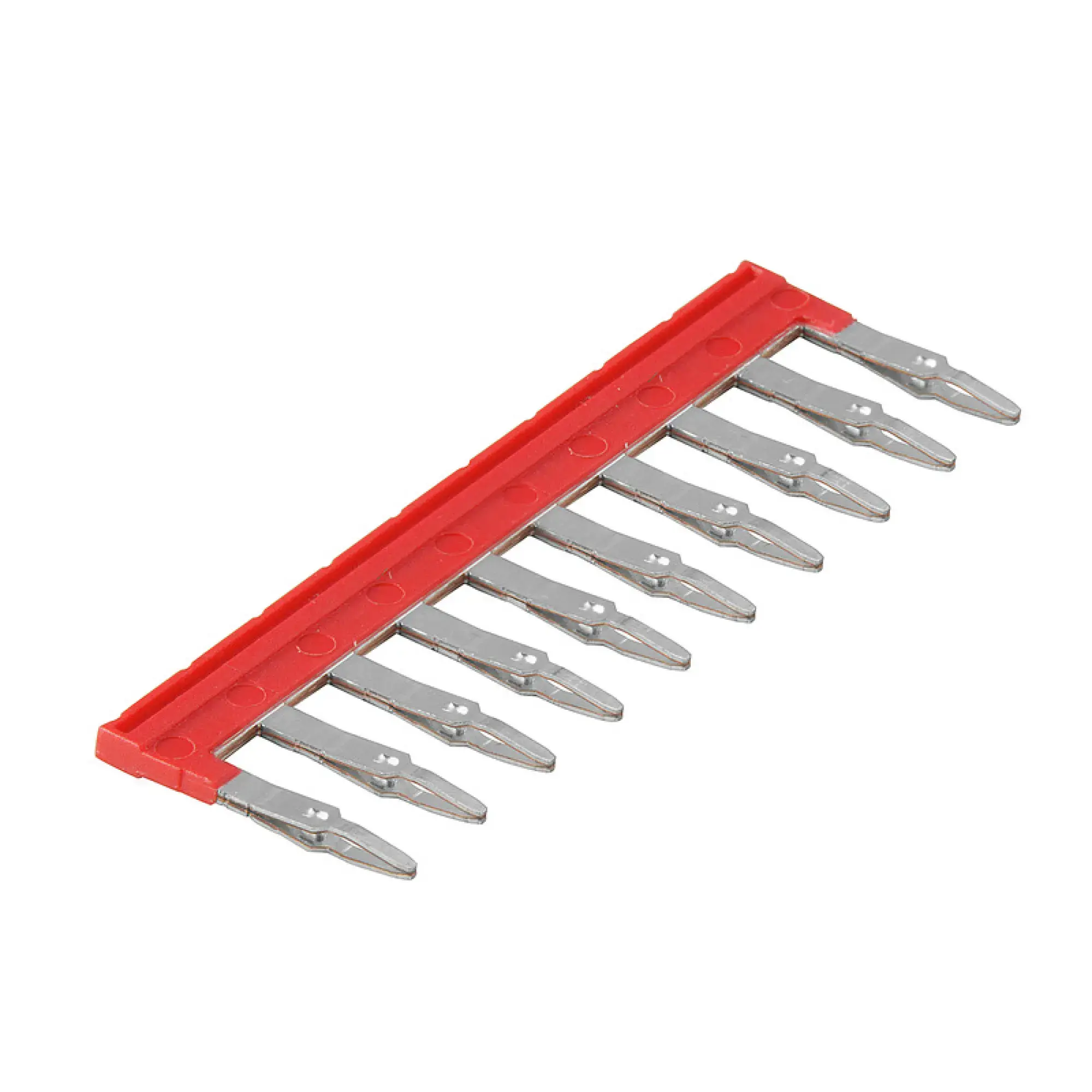 Weidmüller 2709800000 Cross-connector (industry plug-in connectors), Number of poles: 10, Pitch in mm: 7.35, 16 A, red (img_001)