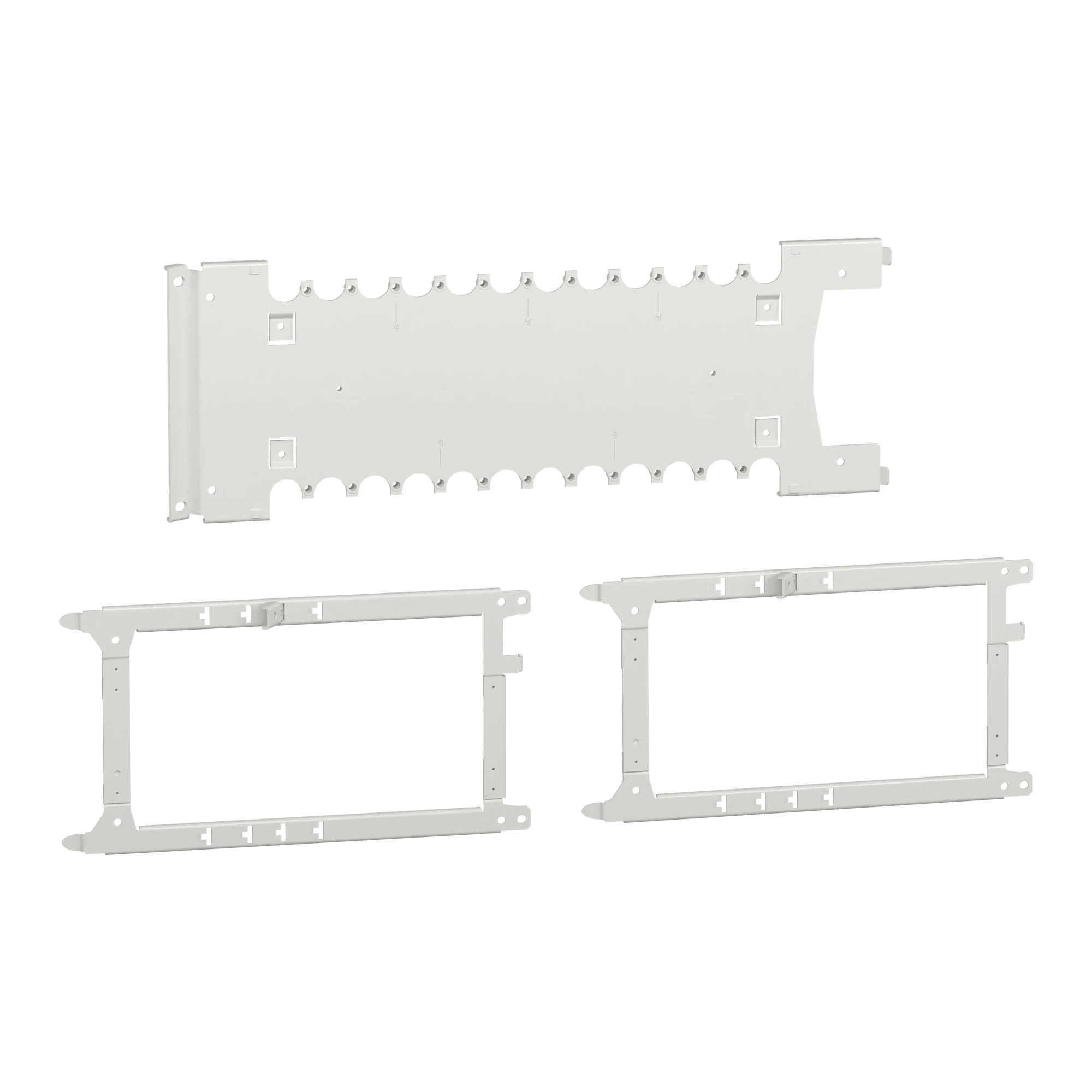 Schneider Electric LVS03421 PrismaSeT-P, Mounting Plate, 2x NSX/NSX Vigi100-250 3-4 pole, Plug-in/Insertion Technology, Vertical, Width=650mm, Height=8 Modules (img_001) Schneider Electric LVS03421 PrismaSeT-P, Mounting Plate, 2x NSX/NSX Vigi100-250 3-4 pole, Plug-in/Insertion Technology, Vertical, Width=650mm, Height=8 Modules (img_001)