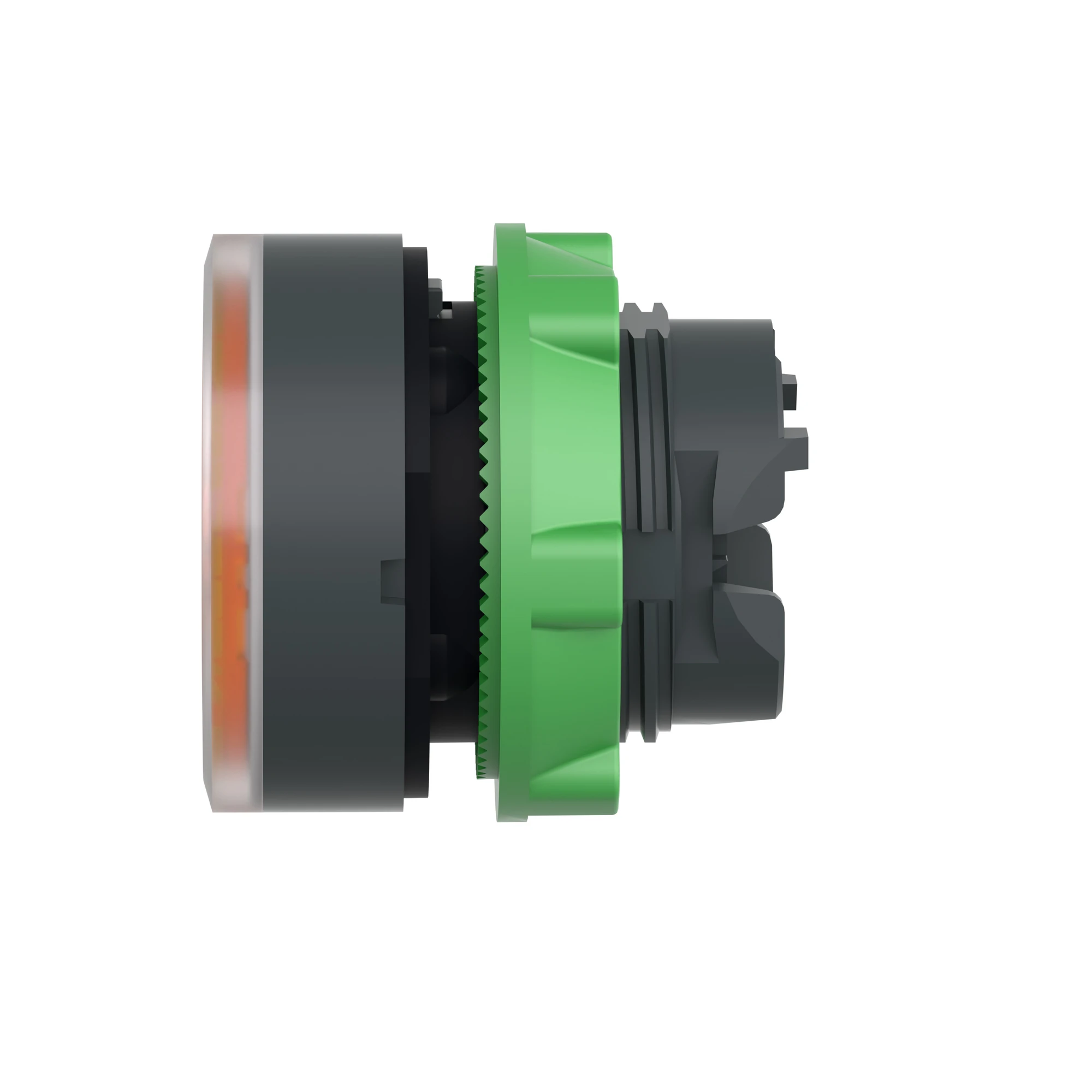 Schneider Electric ZB5AH053 Illuminated push-button, front element, Harmony XB5, plastic, 22mm, orange, unmarked, for universal LED, latching (img_007)