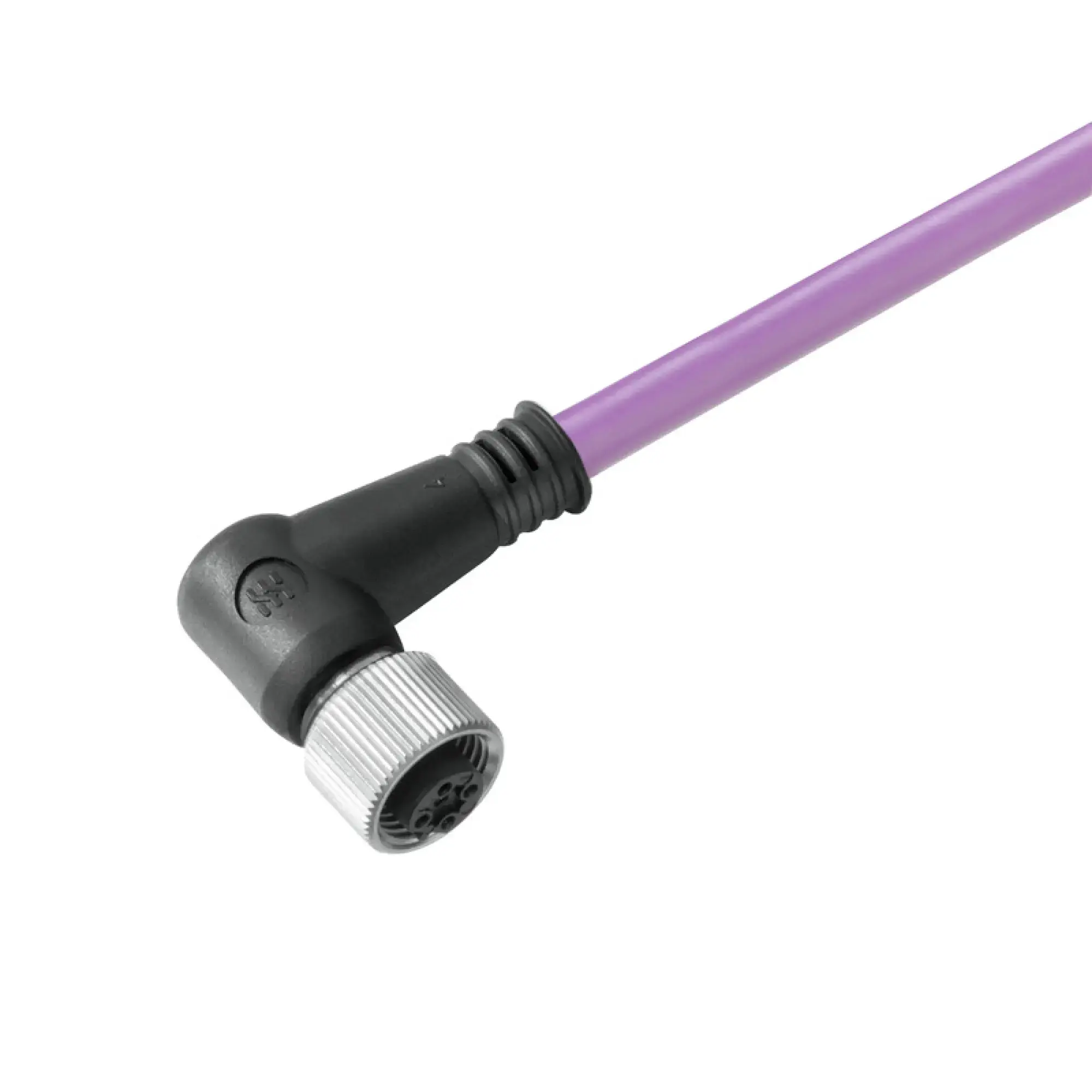 Weidmüller 1062301000 Copper data cable (Assembled), One end without connector, Number of poles: 2, Cable length: 10 m, Socket, angled (img_001)