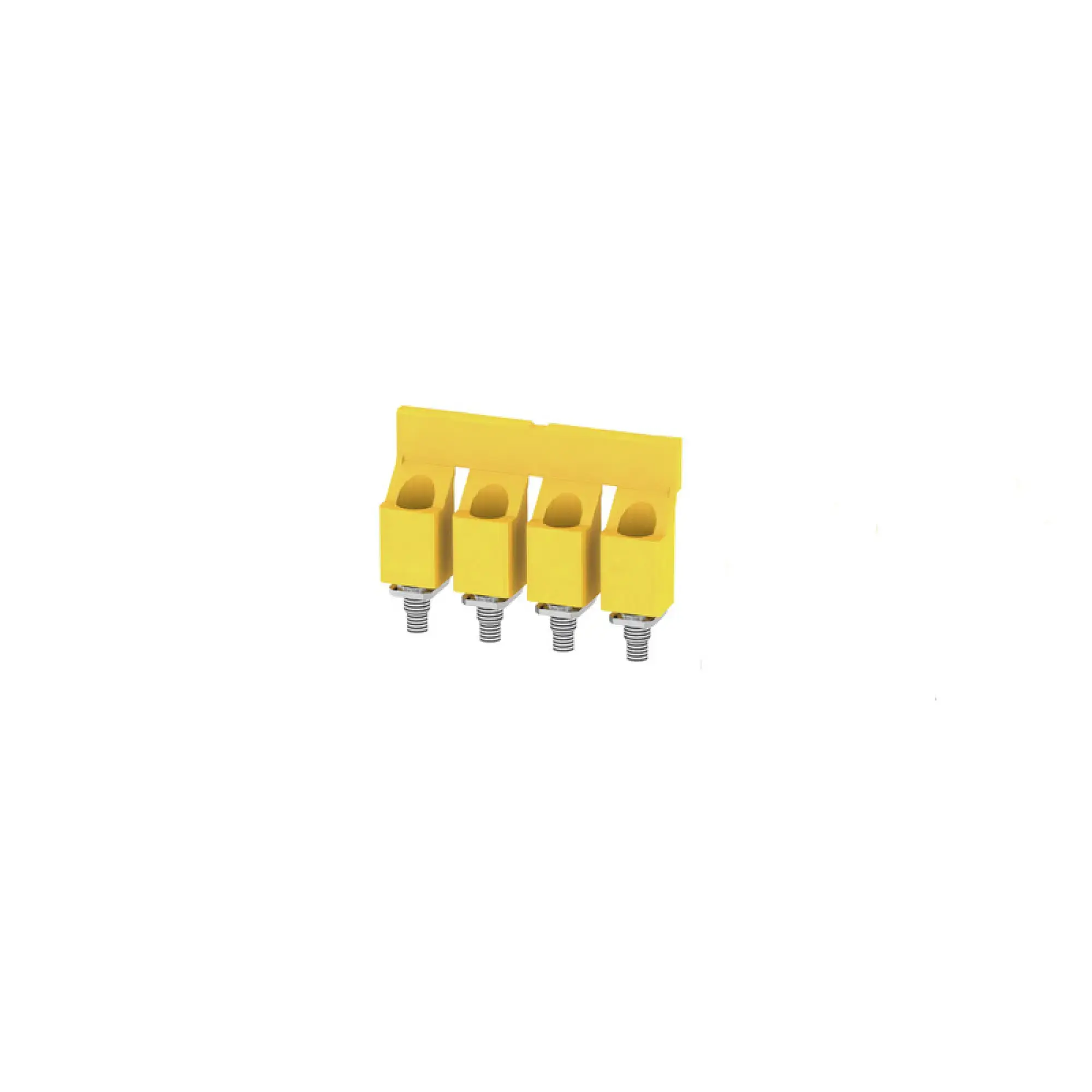 Weidmüller 1055260000 Cross-connector (terminal), when screwed in, yellow, 101 A, Number of poles: 4, Pitch in mm: 11.90, Insulated: Yes, Width: 10.4 mm (img_001) Weidmüller 1055260000 Cross-connector (terminal), when screwed in, yellow, 101 A, Number of poles: 4, Pitch in mm: 11.90, Insulated: Yes, Width: 10.4 mm (img_001)